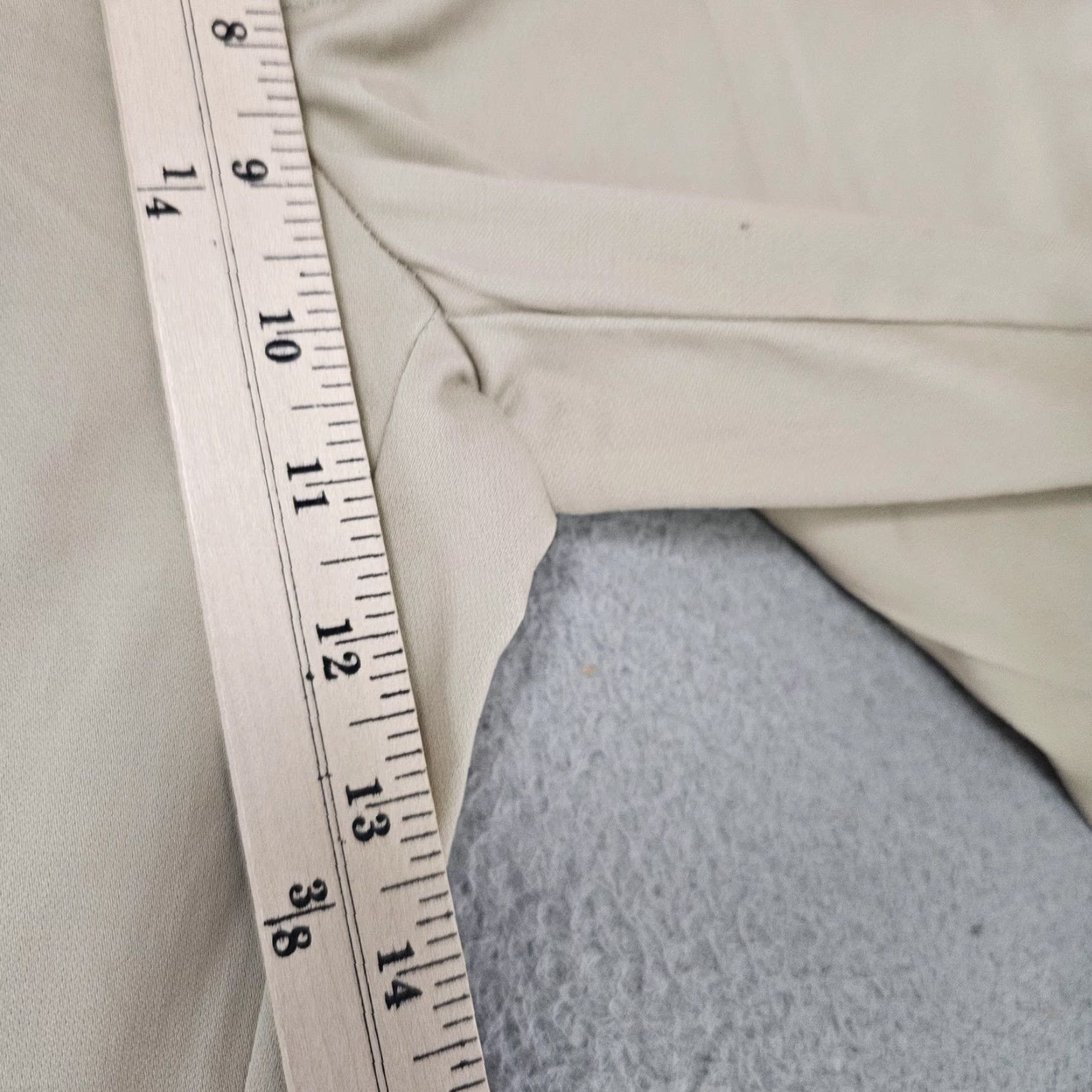 Vintage Goodfellow & Co Pants Slim Chino Beige Khaki Mens 30x29 Stretch Cotton Spandex Flat Front Zip Pockets Tapered Modern Casual Size US 30 / EU 46 - 4 Thumbnail
