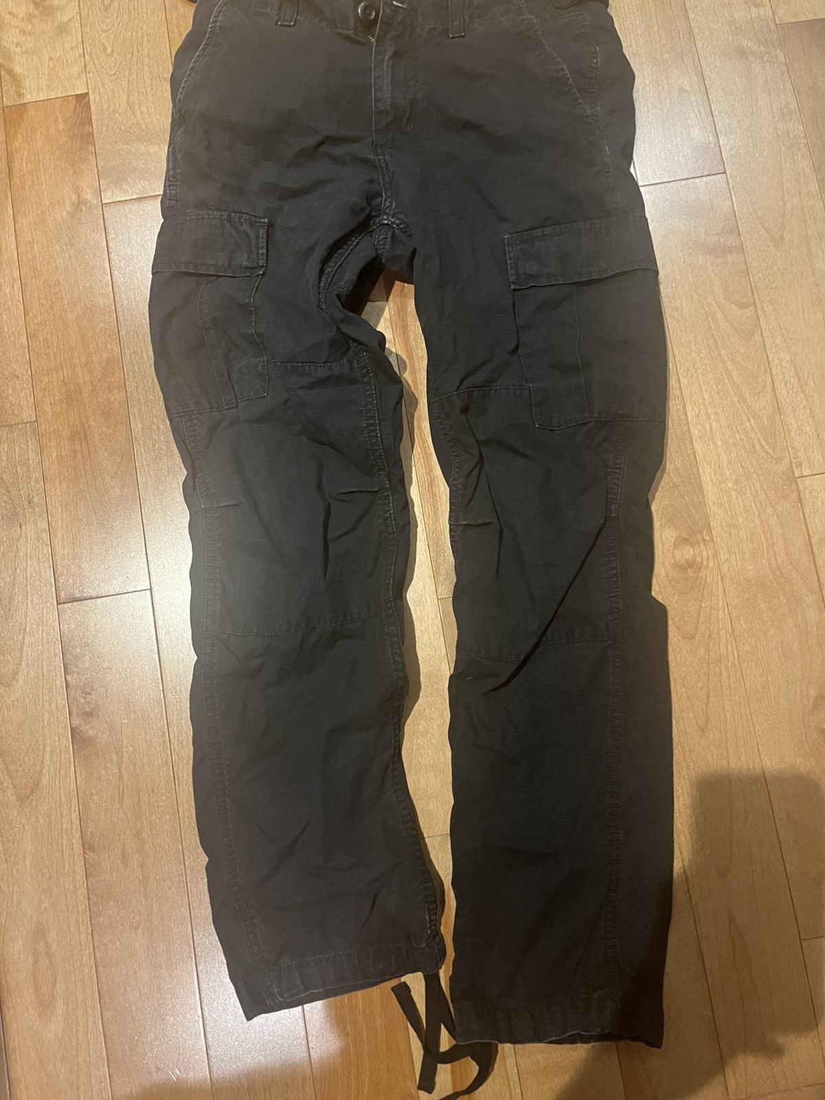 Carhartt Wip Carhartt WIP aviation pants black 28 waist x 30 inseam Size US 28 / EU 44 - 1 Thumbnail
