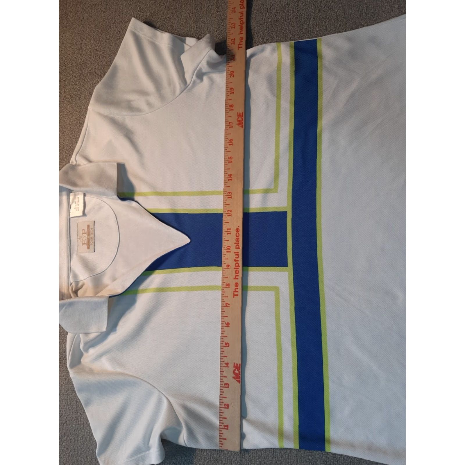 Vintage EP PRO Women's Shirt Tour Tech Short Sleeve XL white blue Size XL / US 12-14 / IT 48-50 - 4 Thumbnail