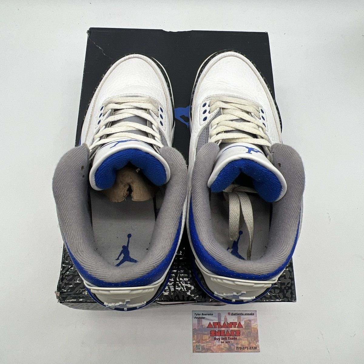 Jordan Brand Air Jordan 3 racer blue Size US 8 / EU 41 - 7 Thumbnail