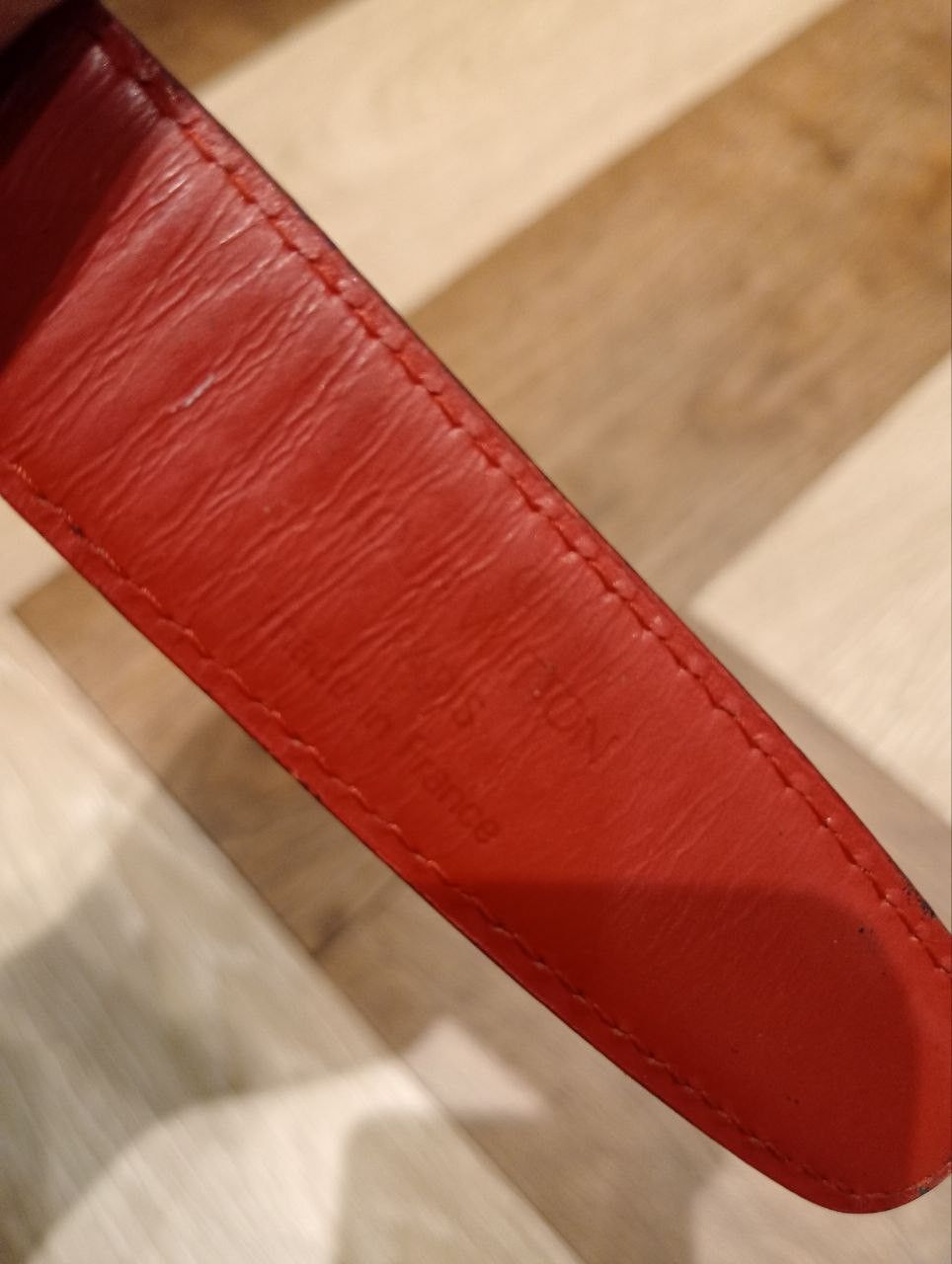 Louis Vuitton LOUIS VUITTON EPI LEATHER BELT Size ONE SIZE - 11 Thumbnail