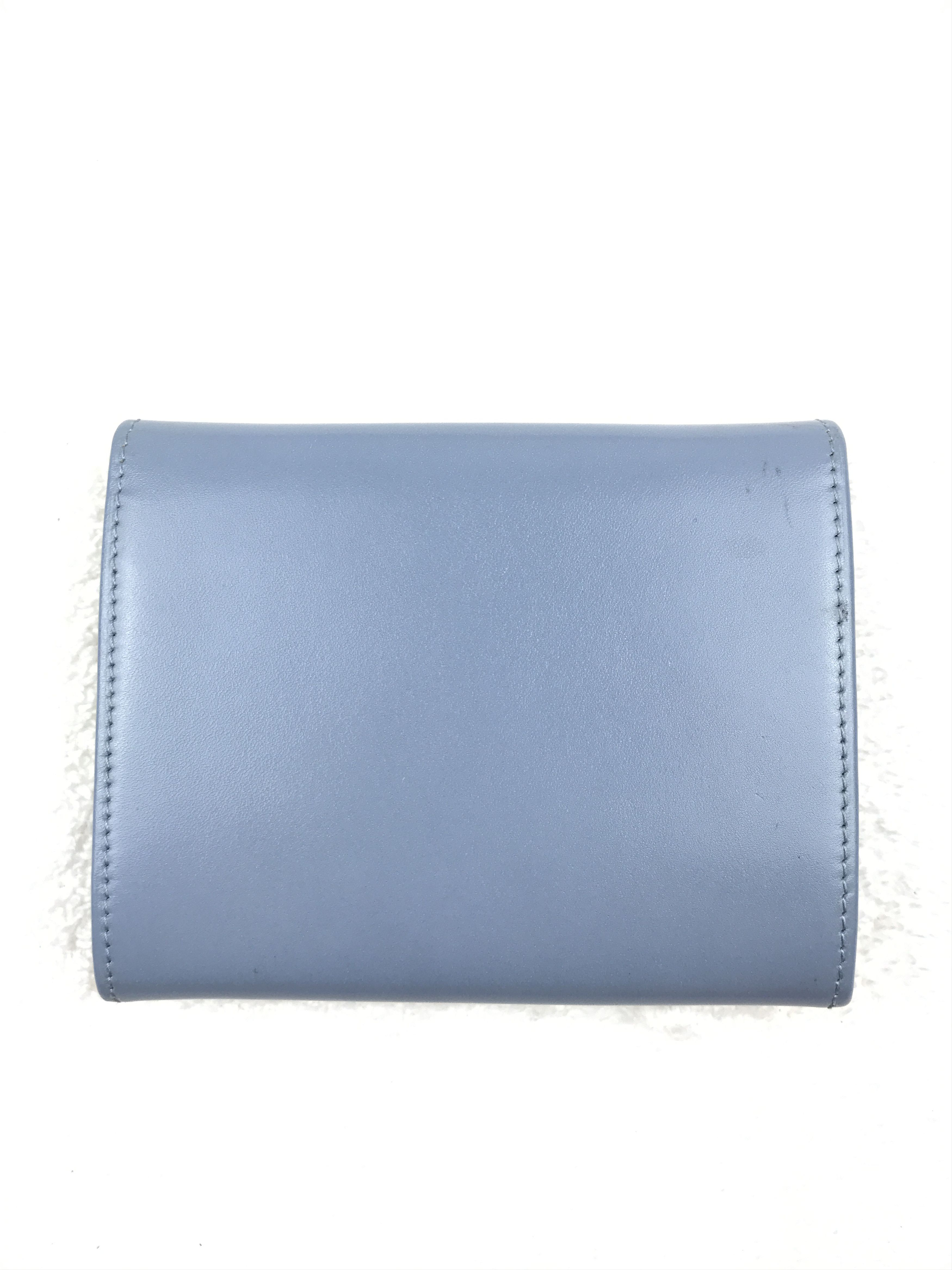 Prada Prada Saffiano Coin Purse Soft Blue With Authenticated Card Size ONE SIZE - 5 Thumbnail