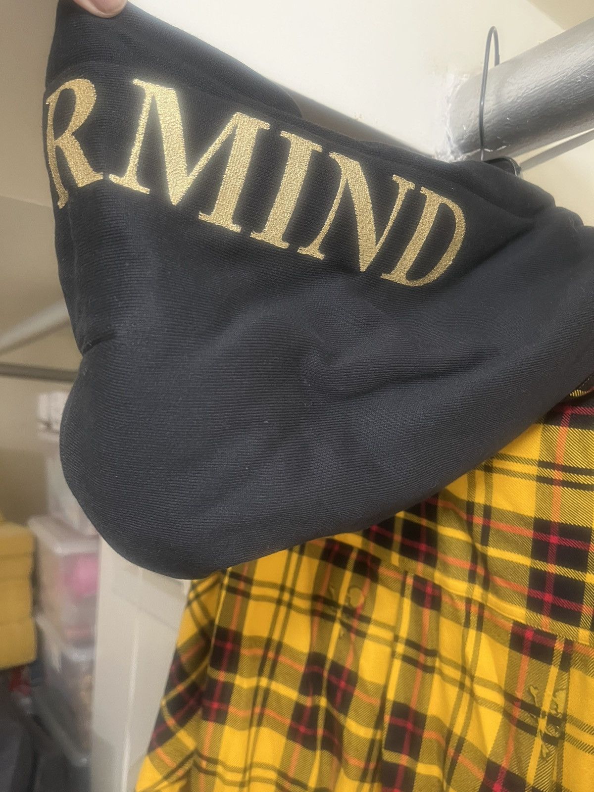 Mastermind Japan Mastermind Japan Plaid Shirt With Hood Sz M Size US M / EU 48-50 / 2 - 9 Thumbnail