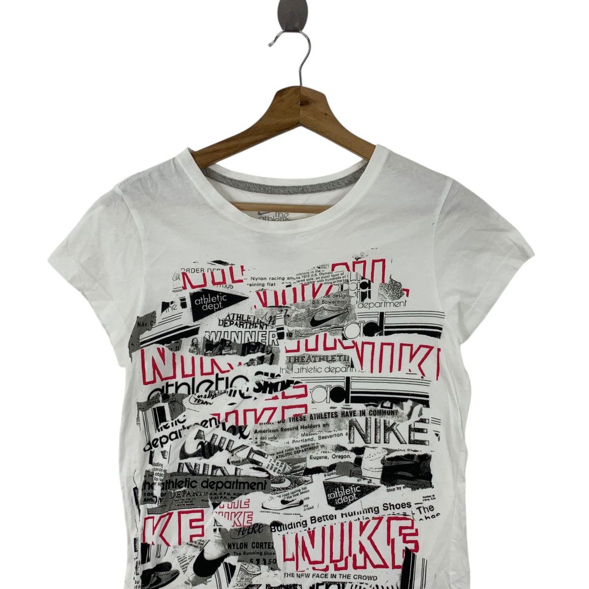 Nike NIKE THE ATHLETIC DEPT Pathwork Logo Tee Shirt Top Size L / US 10 / IT 46 - 2 Thumbnail