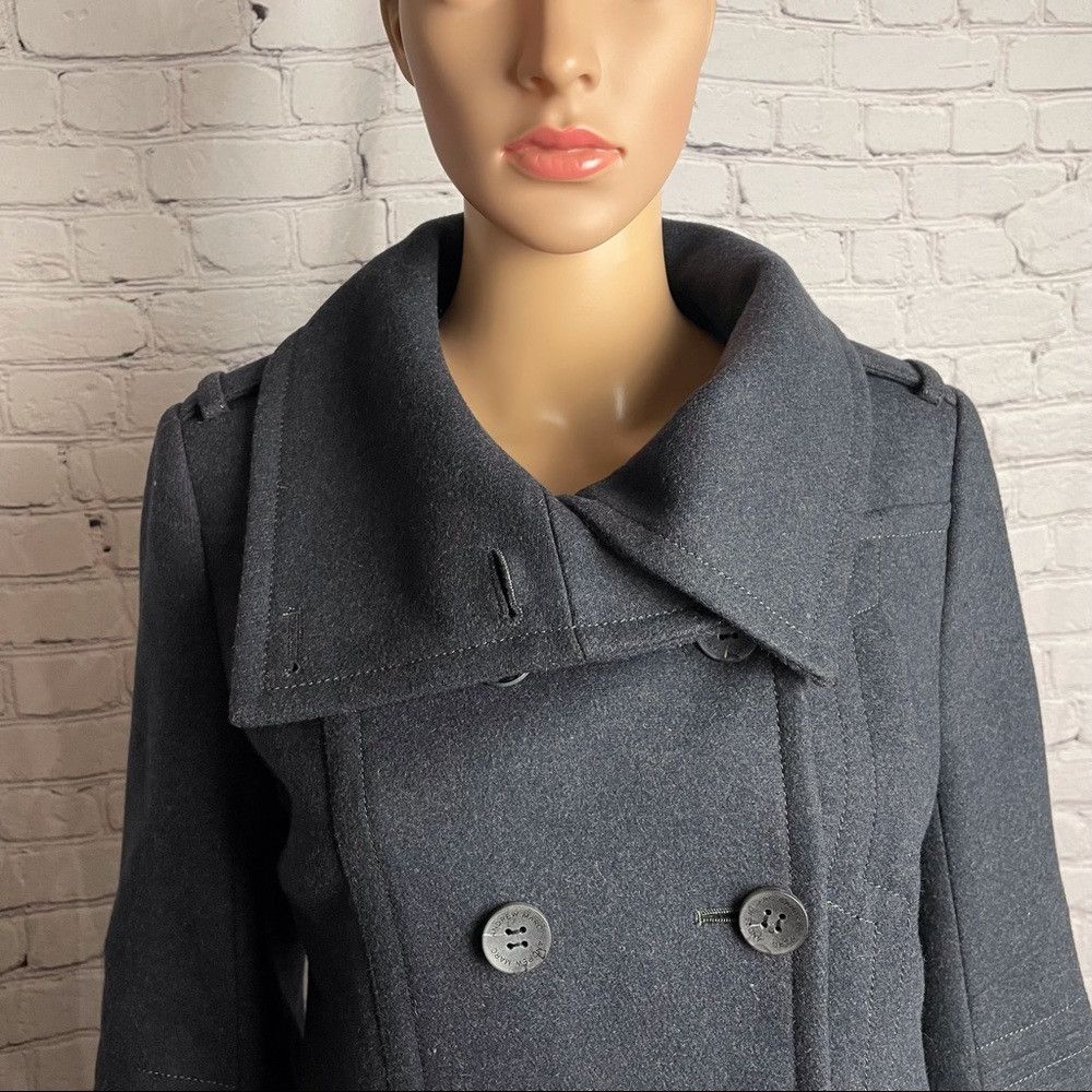 Andrew Marc Andrew Marc Wool Coat Jacket Grey Color Knit Cuffs Size 6 Size M / US 6-8 / IT 42-44 - 5 Thumbnail