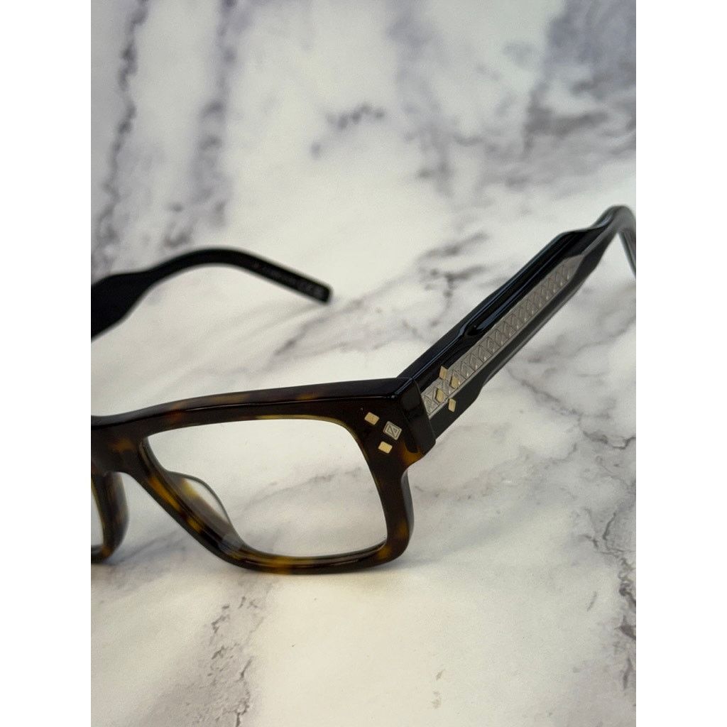 Dior NEW Dior CDDiamondO S3I Eyeglasses Frames in Havana Brown Size ONE SIZE - 4 Thumbnail