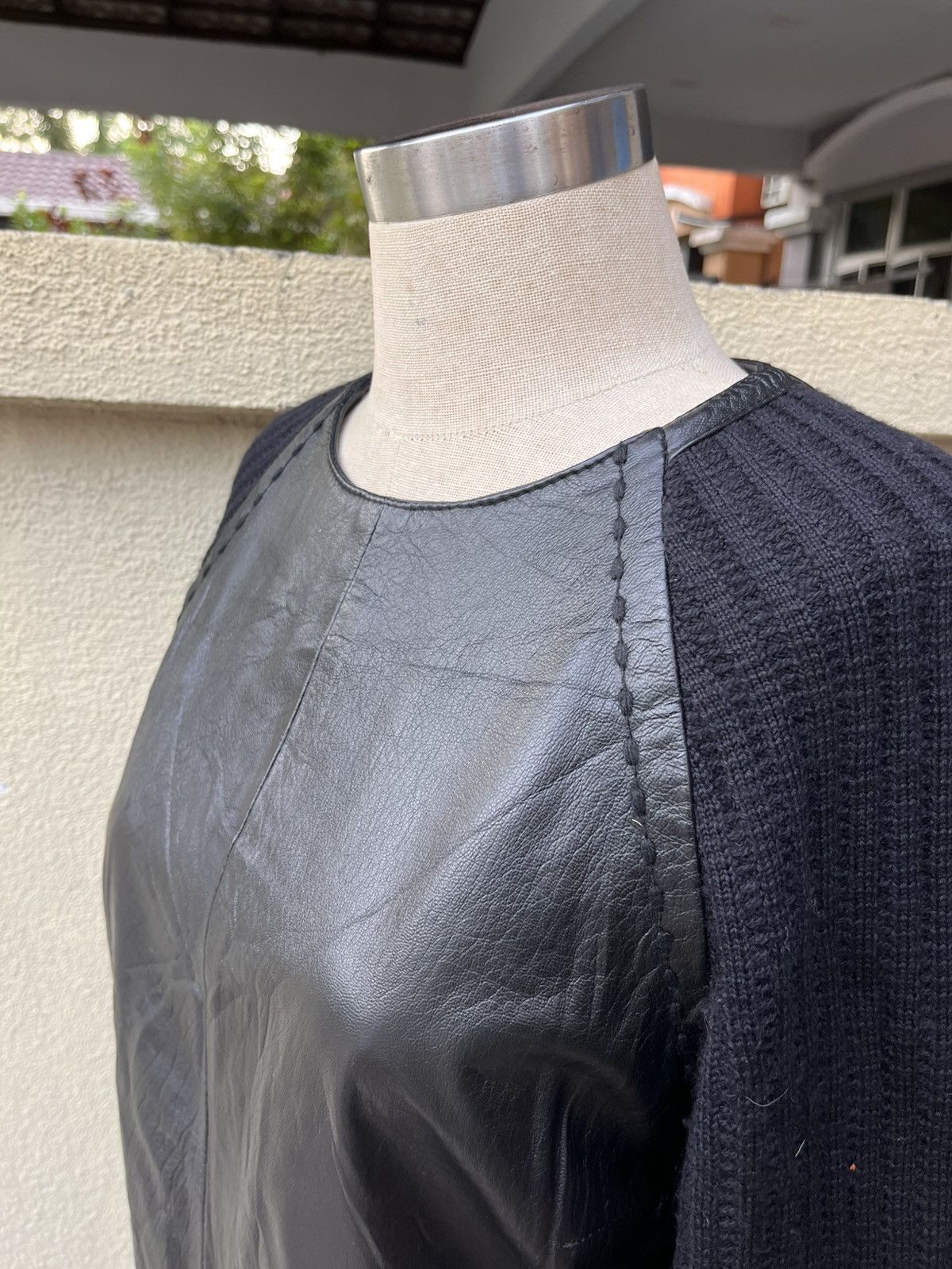 Fendi Vintage leather midi dress Size M / US 6-8 / IT 42-44 - 4 Thumbnail