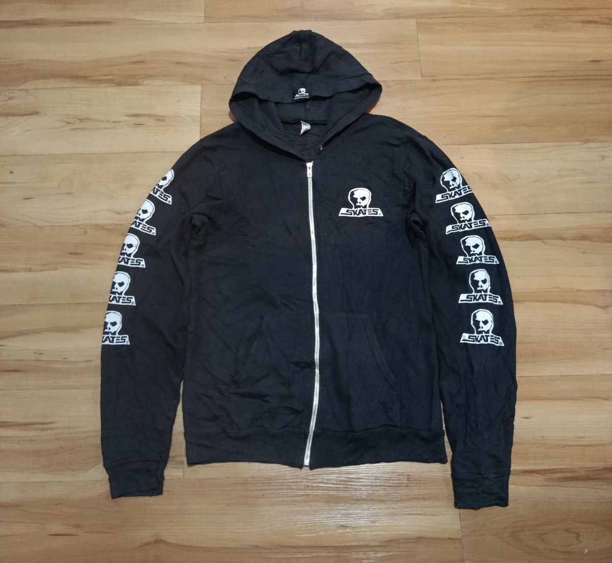 Vintage Vintage Skull skates hoodie Size US M / EU 48-50 / 2 - 1 Thumbnail