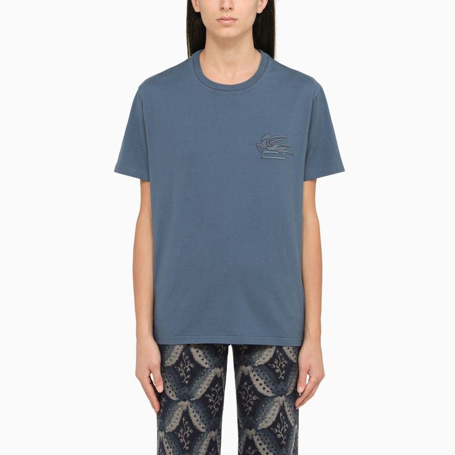 Image of Etro O1D2Blof01223 T-Shirt In Blue, Women's (Size Small)