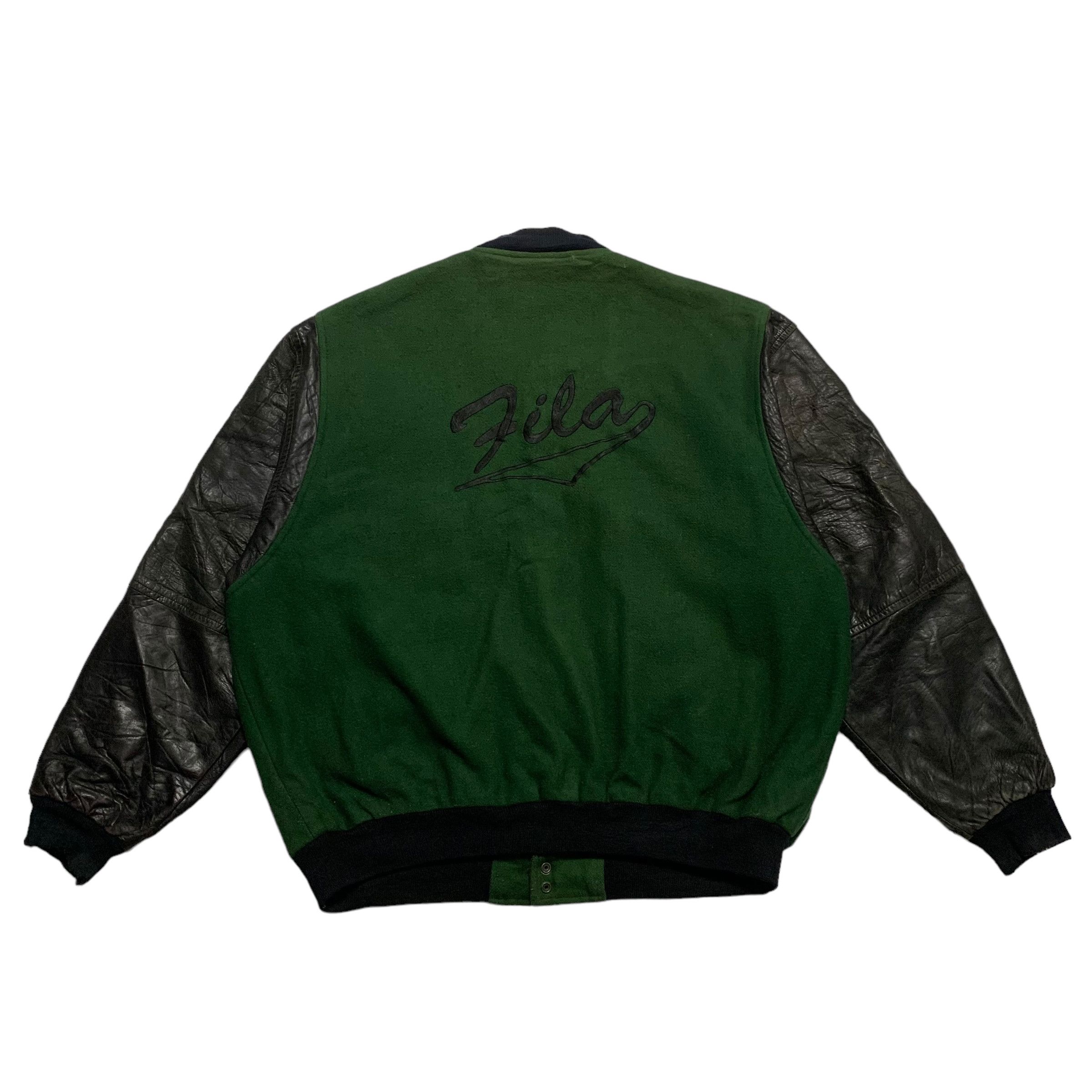 Fila Vintage Fila Spellout Varsity Jacket Size US XXL / EU 58 / 5 - 10 Thumbnail