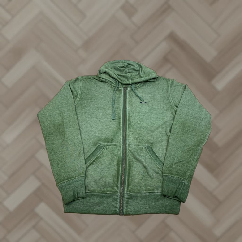 Oakley Oakley Mens Jacket Full Zip Hooded Green Regular M Streetwear Style Lightweight Casual Winter Fall Spring Logo Shirt? Size US M / EU 48-50 / 2 - 1 Thumbnail