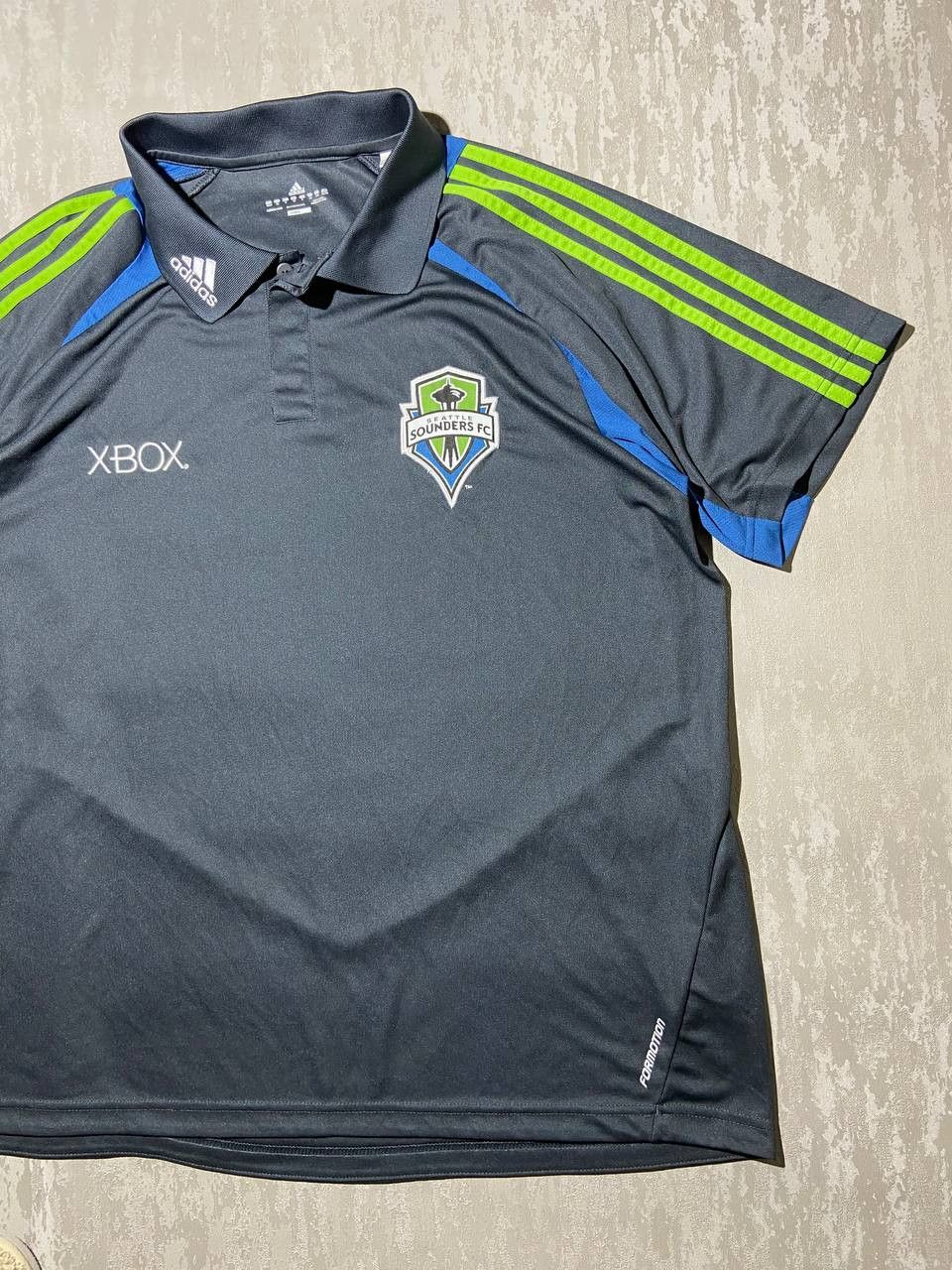 Adidas Vintage Adidas Seattle Sounders FC Training Shirt MLS Jersey Size US XL / EU 56 / 4 - 3 Thumbnail
