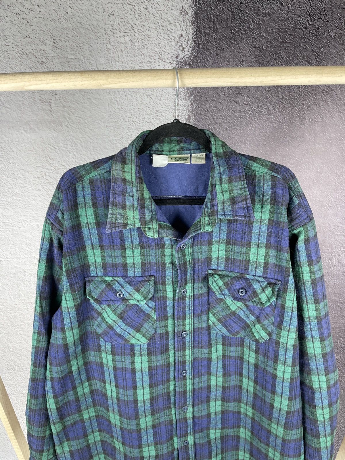 L.L. Bean L.L. Bean timberline vintage made in USA flannel overshirt Size US XL / EU 56 / 4 - 3 Thumbnail