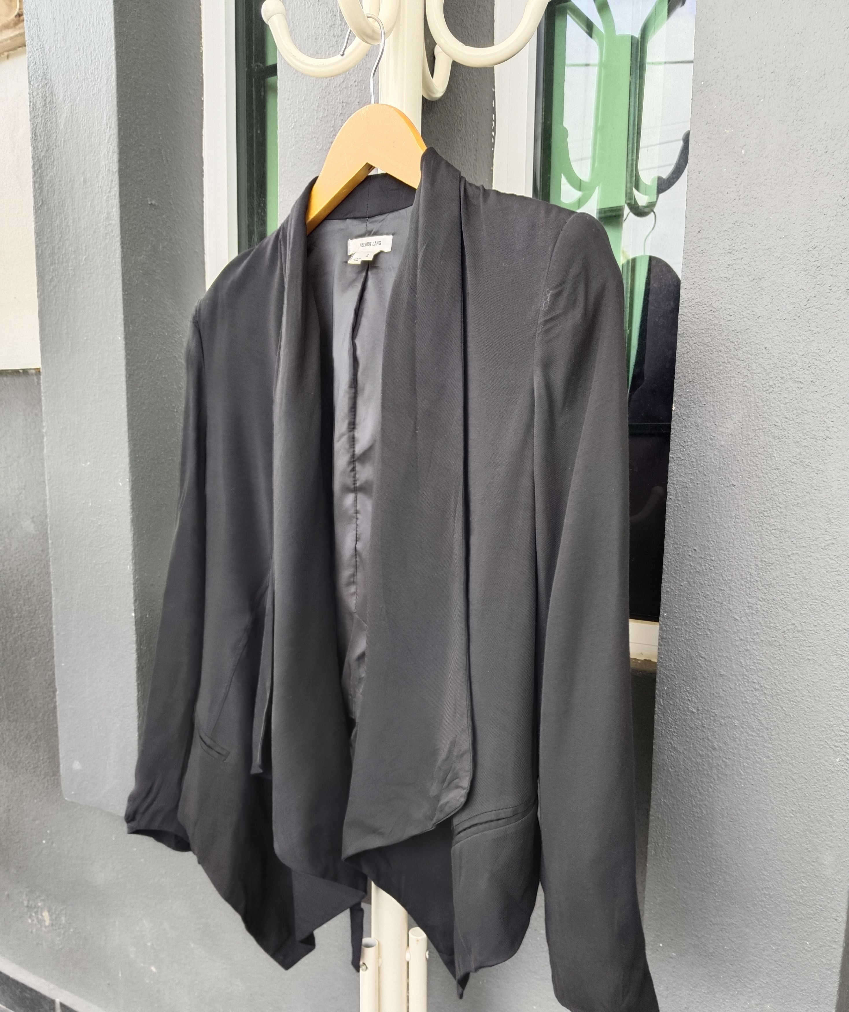 Helmut Lang SHEER DRAPED BLAZER BY HELMUT LANG Size XS / US 0-2 / IT 36-38 - 2 Thumbnail
