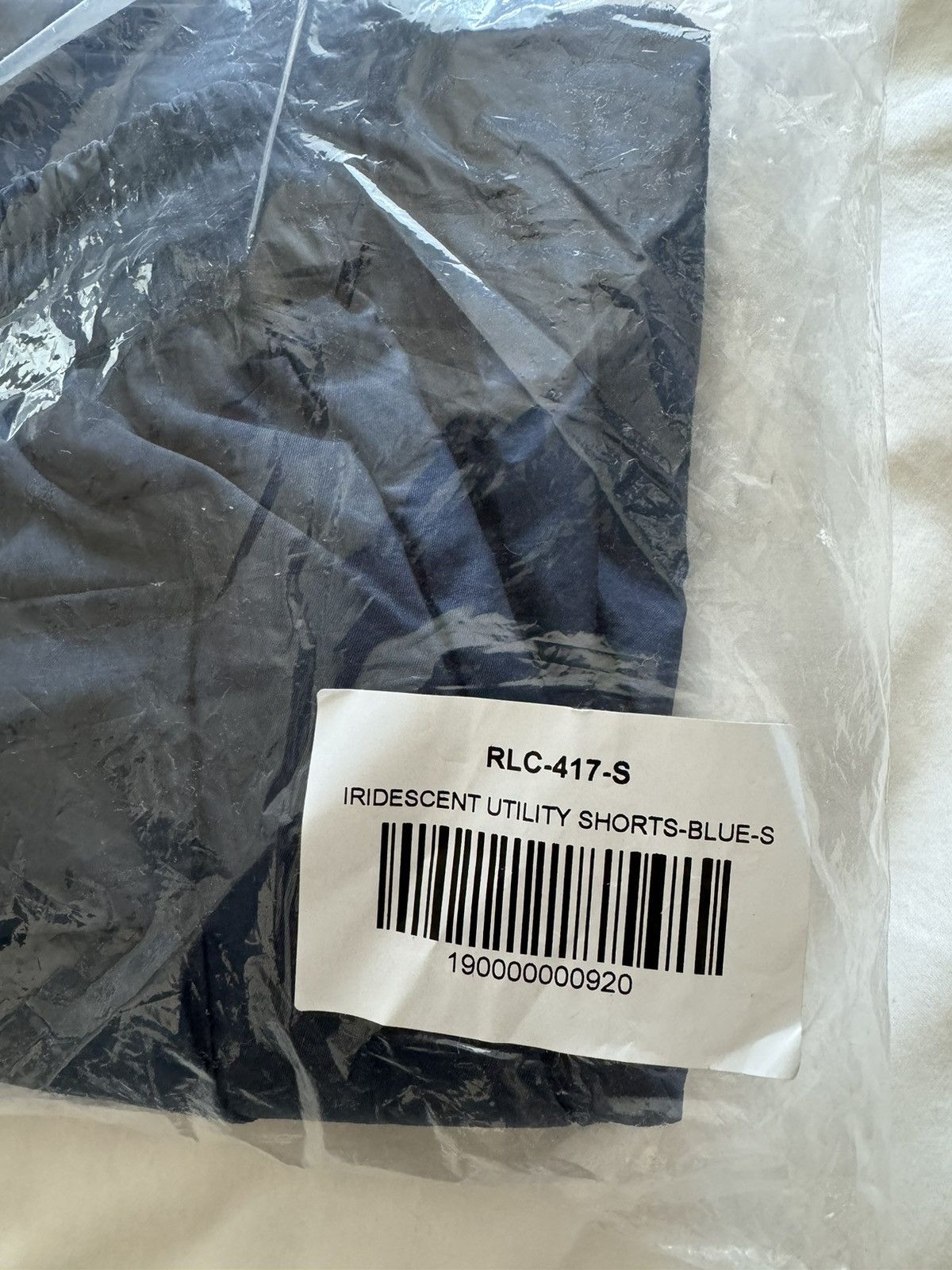 Richie Le Collection Iridescent Utility Shorts - BLUE Size US 30 / EU 46 - 8 Thumbnail