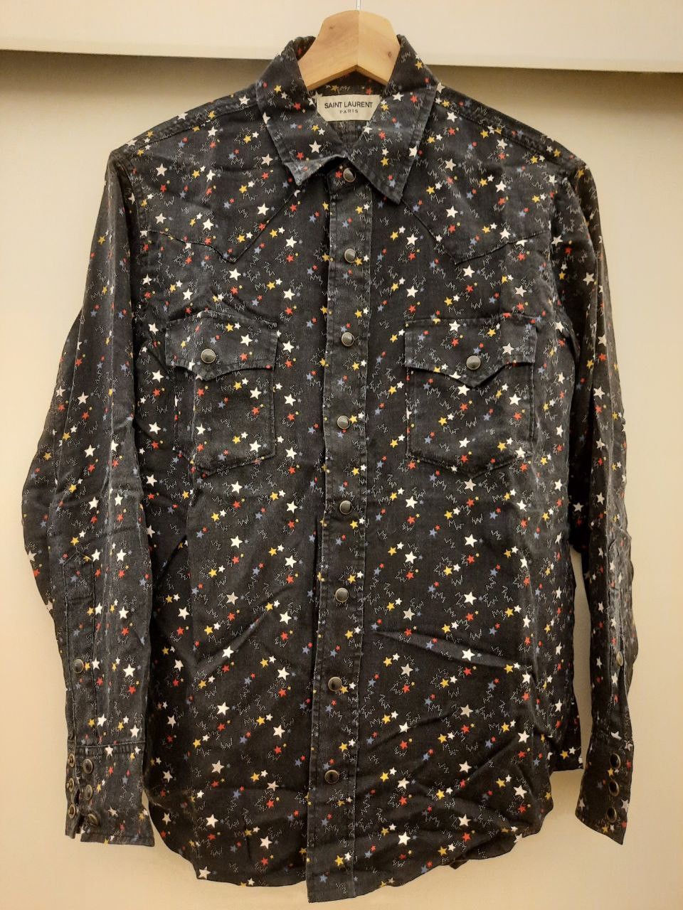 Saint Laurent Paris Western Stars Print Shirt Size US XS / EU 42 / 0 - 1 Thumbnail