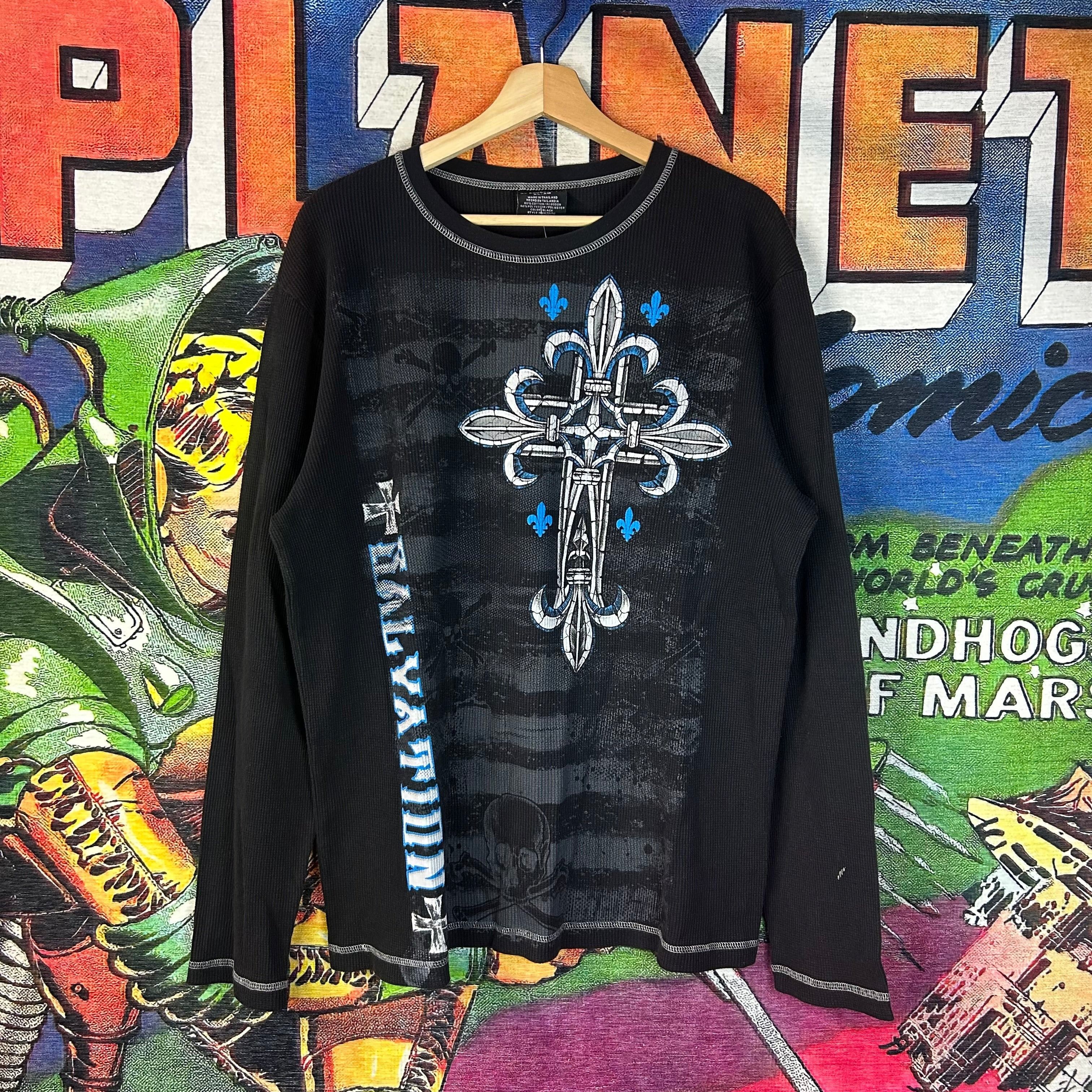 Other Y2K No Boundaries 'Salvation' Thermal Long Sleeve Tee Size X