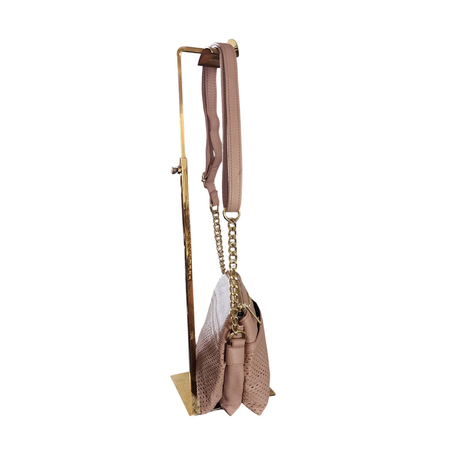 Steve Madden Steve Madden laser cut faux-leather crossbody shoulder bag. Size ONE SIZE - 10 Thumbnail