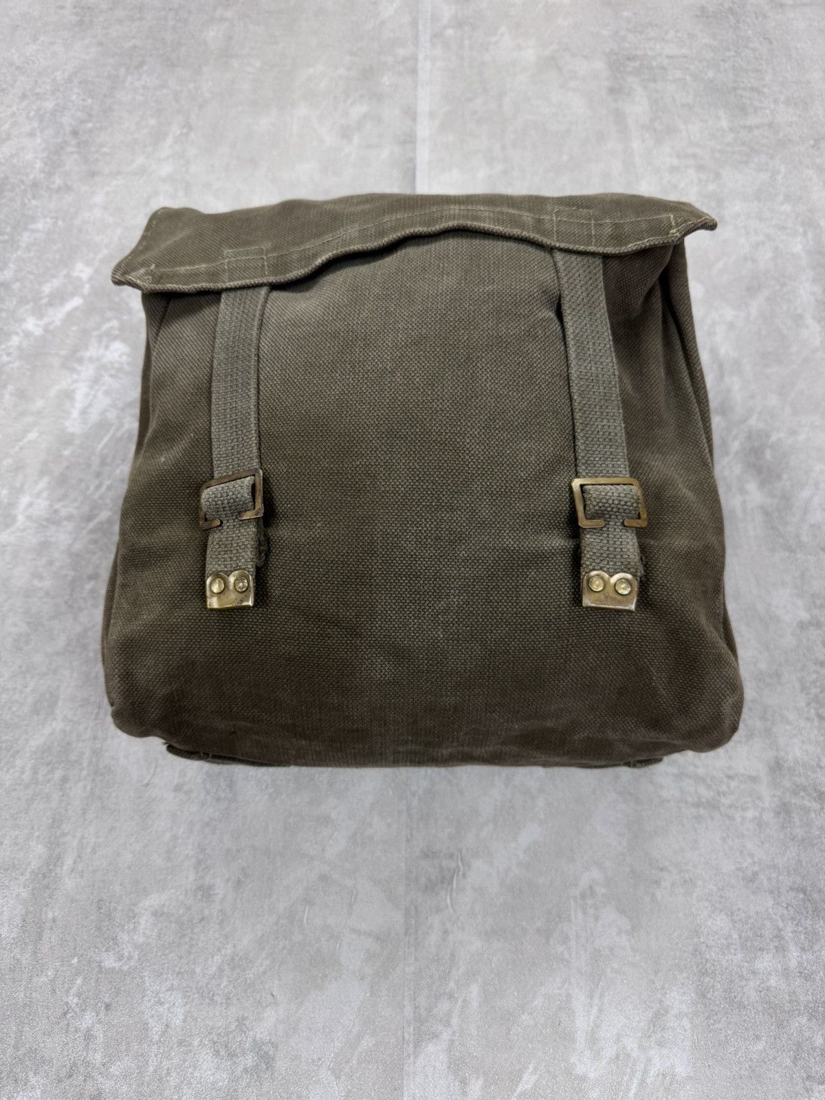 Other Vintage military canvas Biker Bag Motorcycle back bag Size ONE SIZE - 2 Thumbnail