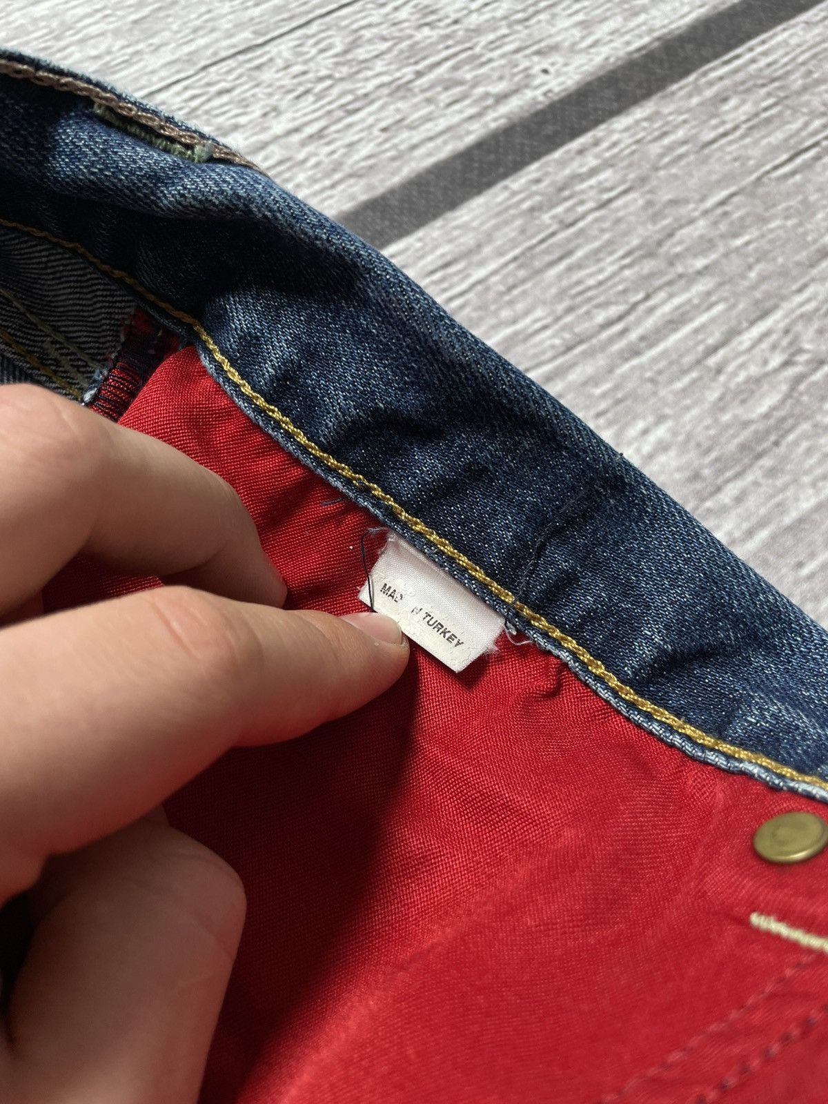 Evisu × Puma Evisu x Puma baggy distressed vintage y2k jeans Size US 34 / EU 50 - 13 Thumbnail