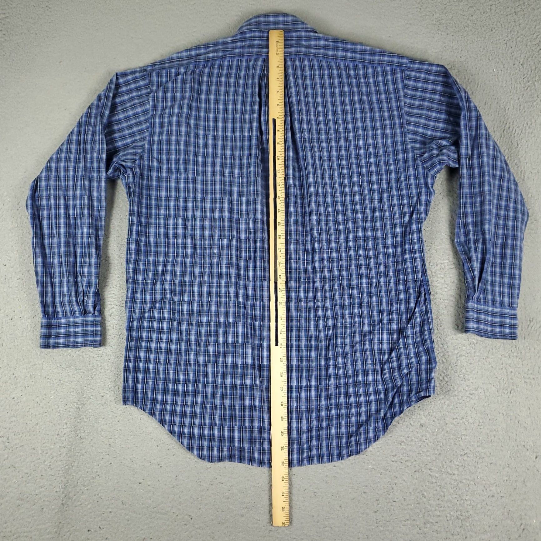 Ralph Lauren Ralph Lauren Button-Up Shirt Mens Medium Blue Plaid Long Sleeve Size US M / EU 48-50 / 2 - 4 Thumbnail