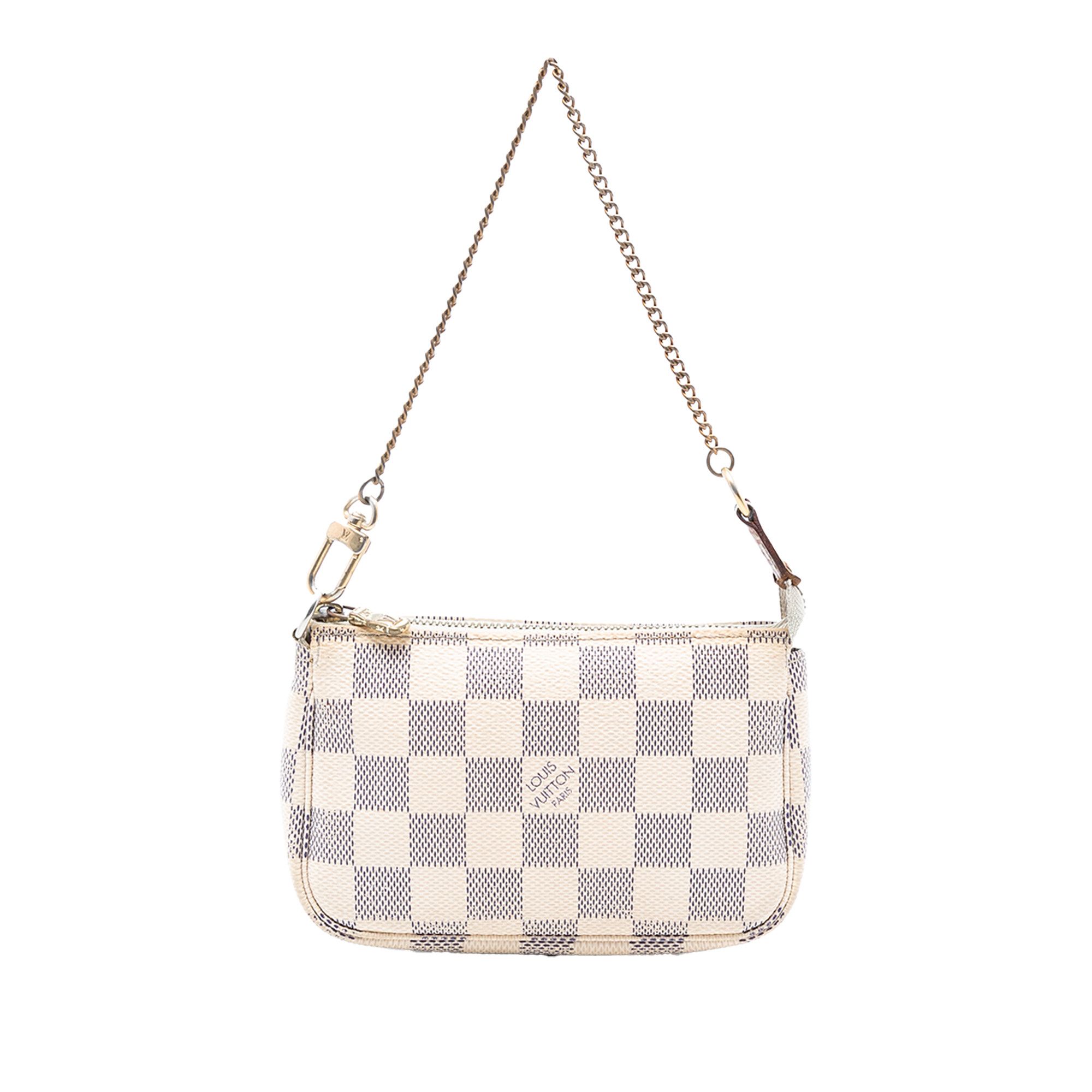 Louis Vuitton Louis Vuitton Damier Azur Mini Pochette Accessoires Size ONE SIZE - 1 Thumbnail