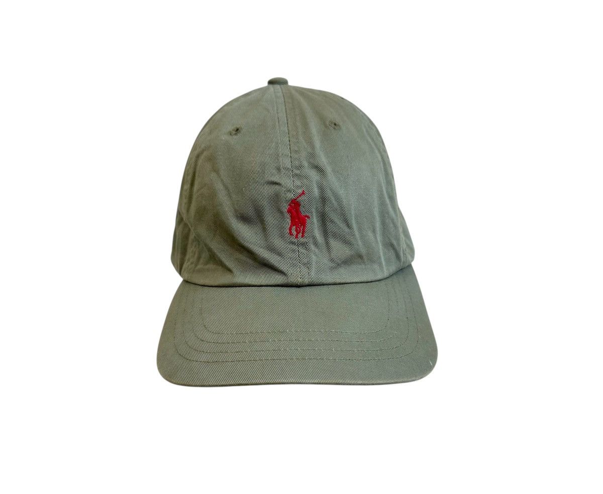 Polo Ralph Lauren Vintage Polo Ralph Lauren Olive Green Cap Size ONE SIZE - 1 Thumbnail