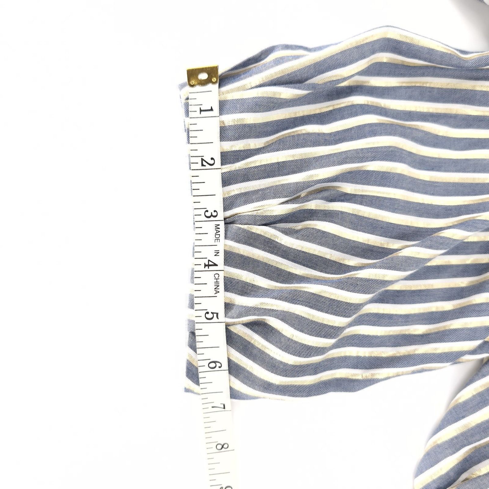 Eva Franco Anthropologie Eva Franco SAMPLE PIECE Marin Striped Top Sz 6 Size M / US 6-8 / IT 42-44 - 7 Thumbnail