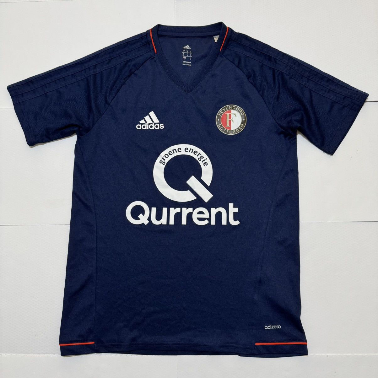 Adidas Adidas Feyenoord Rotterdam 2017/18 Football Soccer Jersey Size US S / EU 44-46 / 1 - 1 Thumbnail