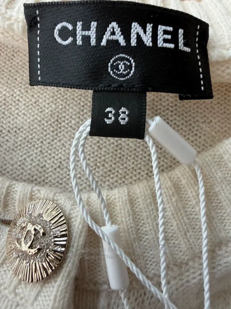 Chanel Chanel Spring and Summer Double C Sequin Floral Cashmere C Size XS / US 0-2 / IT 36-38 - 5 Thumbnail