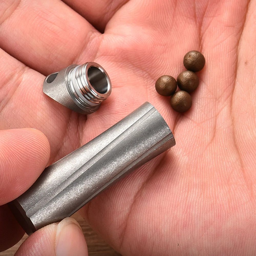 Other Mini Titanium Bottle Storage Seal Waterproof EDC Canister Size ONE SIZE - 1 Thumbnail
