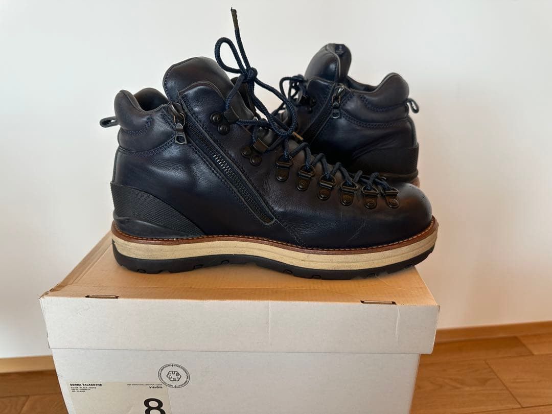 Sophnet. × Visvim Collab Leather Serra Talkeetna Hiking Boots Size US 8 / EU 41 - 3 Thumbnail
