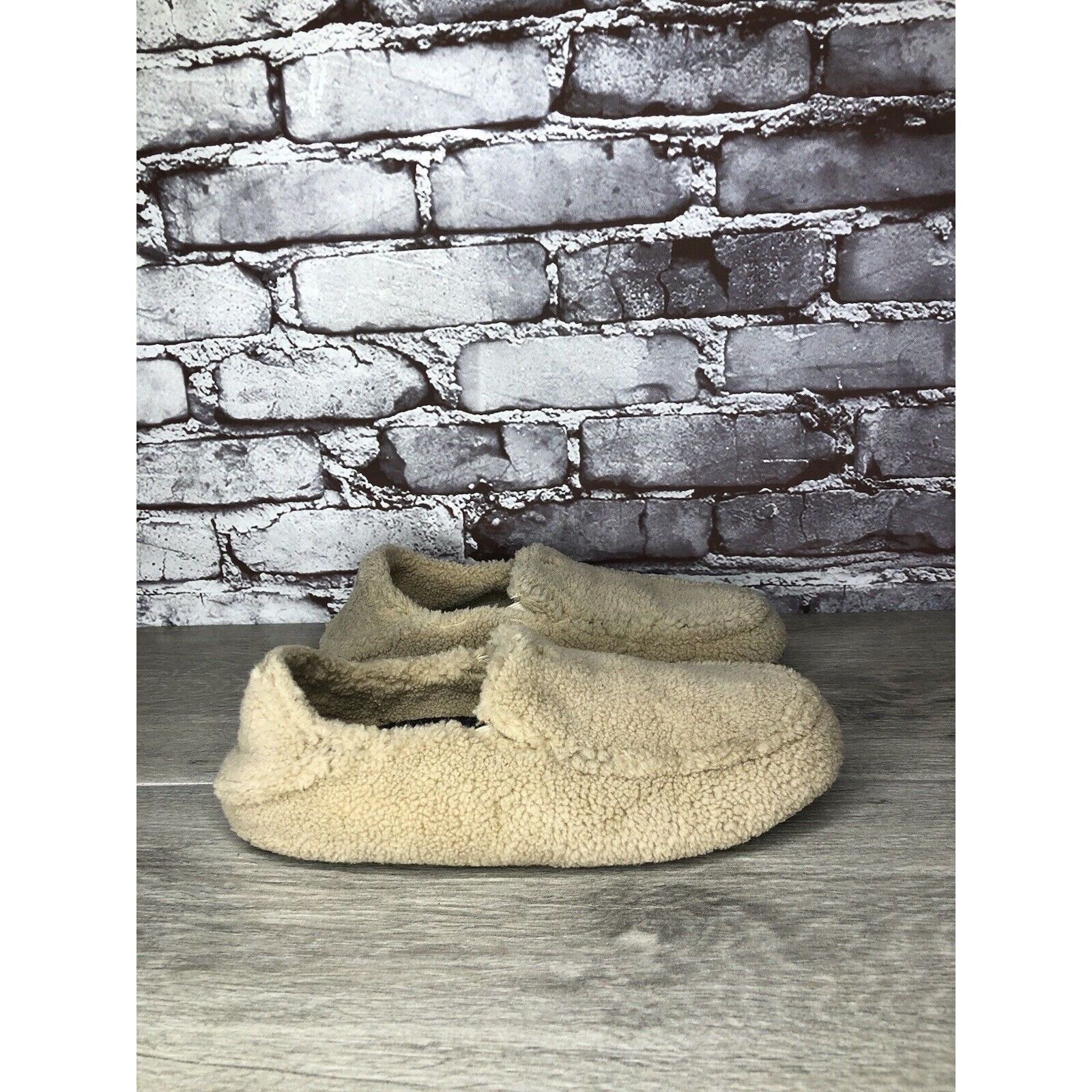 Olukai OLUKAI Nohea Heu Tan Sandbar Faux Fur Slippers Loafers Shoes Size US 8 / IT 38 - 14 Thumbnail