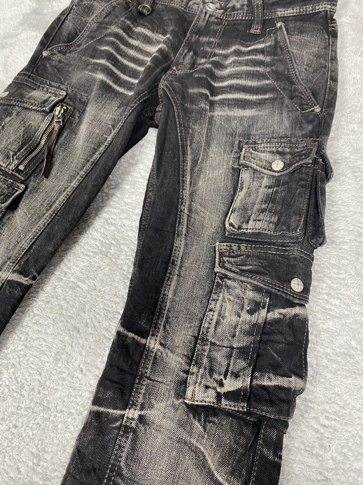 Tornado Mart Nicole Club Bondage Cargo Pants. S0271 Size US 31 - 4 Thumbnail