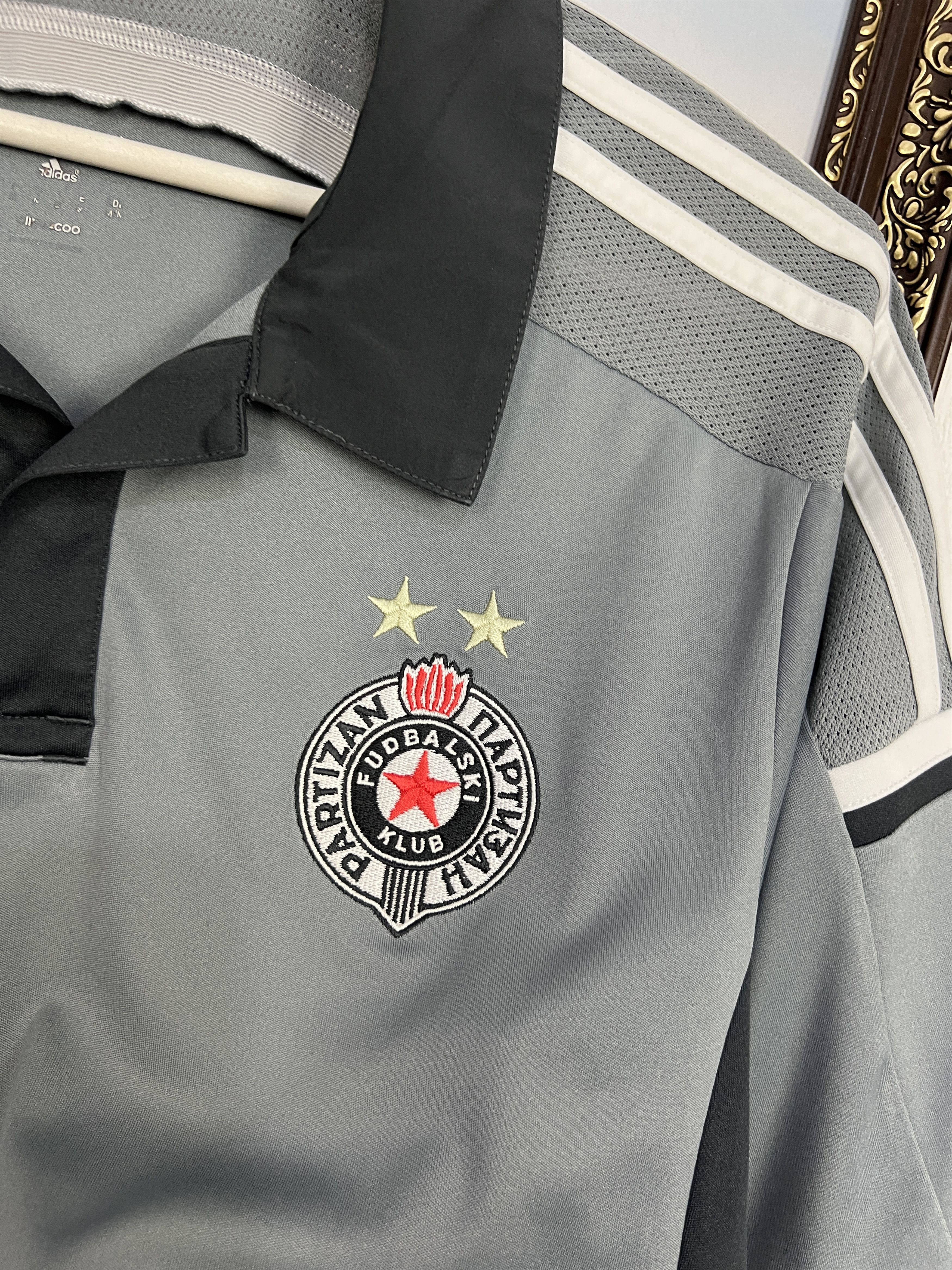 Adidas Partizan Belgrade Away football shirt 2014 Soccer Adidas Size US M / EU 48-50 / 2 - 4 Thumbnail