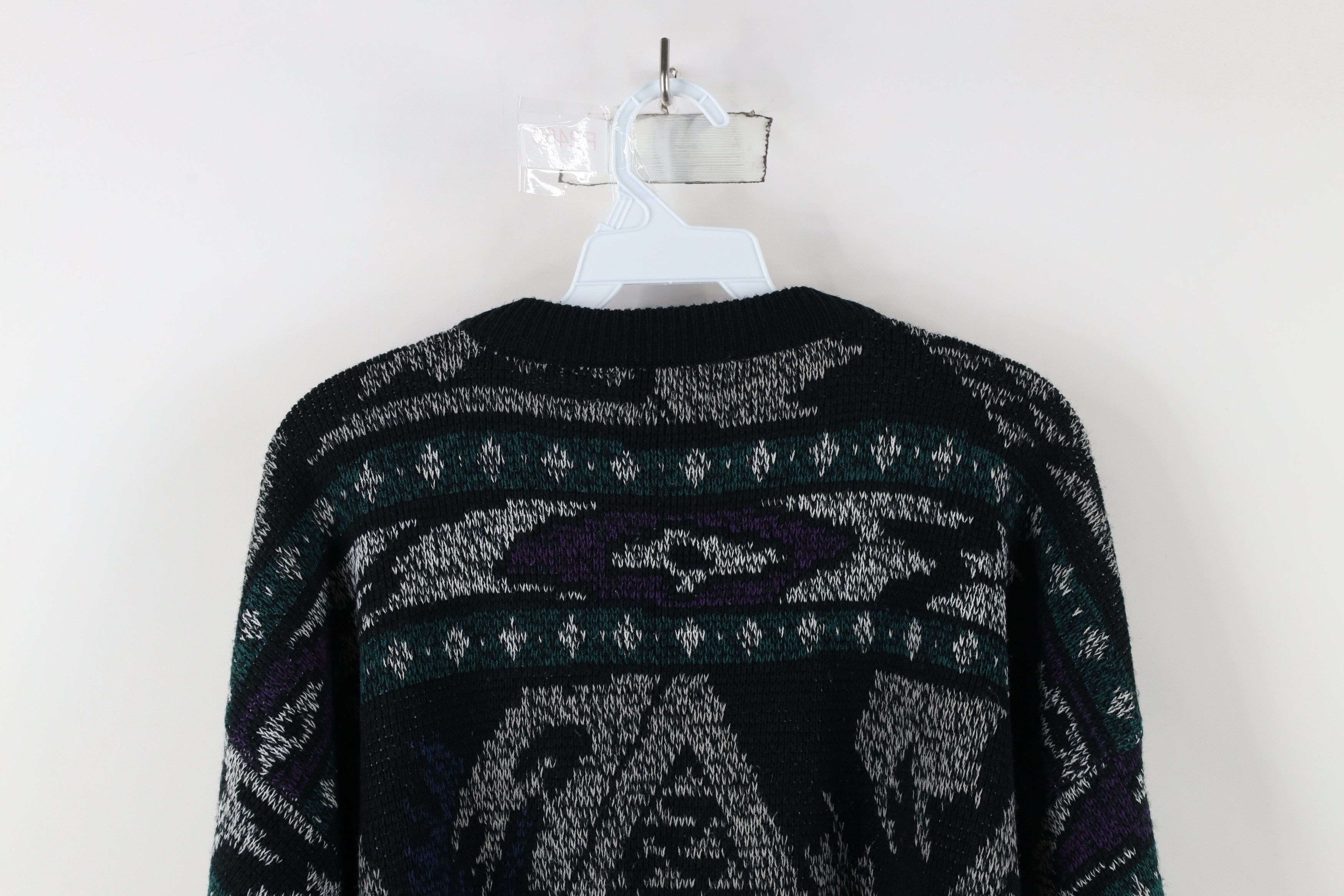 Vintage Vintage 90s Coogi Style Fiesta Southwestern Knit Sweater Size US XL / EU 56 / 4 - 9 Thumbnail