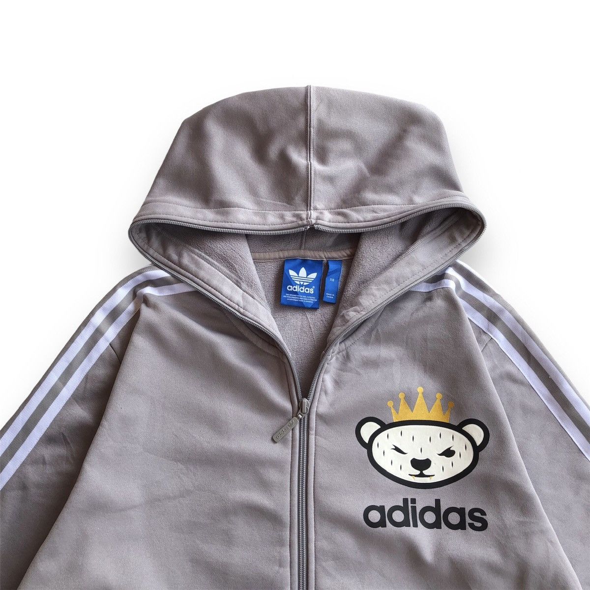 Adidas Nigo Streetwear Adidas Original Nigo Bear Fullzip Hoodie Grailed