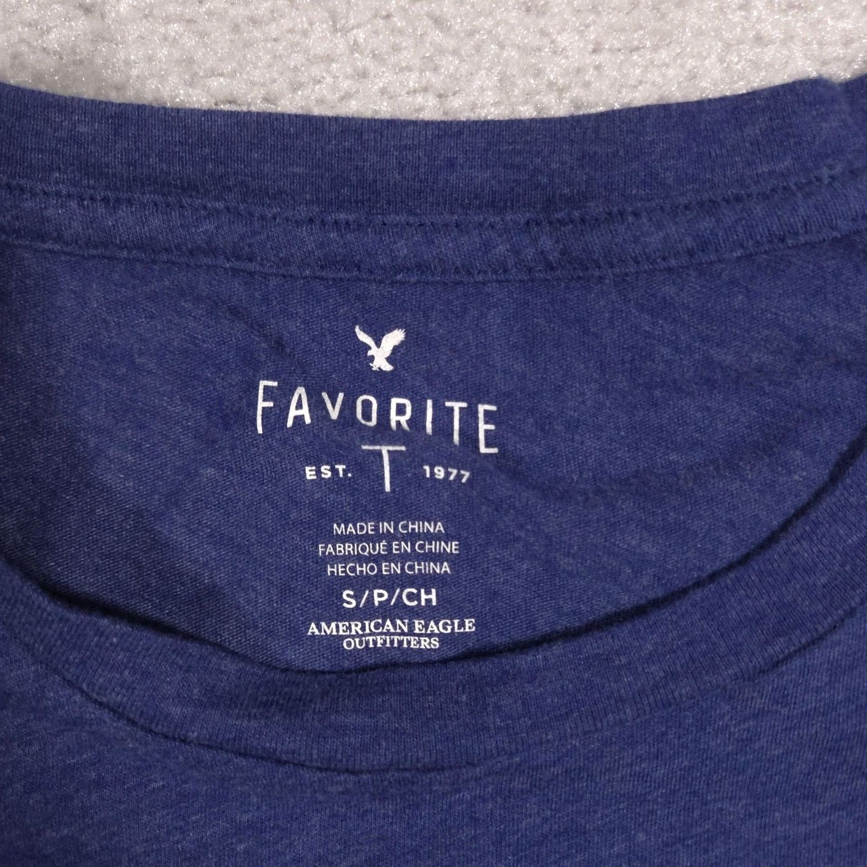 American Eagle Outfitters American Eagle Outfitters Shirt Womens Small Blue Live Your Life Long Sleeve Top Size S / US 4 / IT 40 - 5 Thumbnail