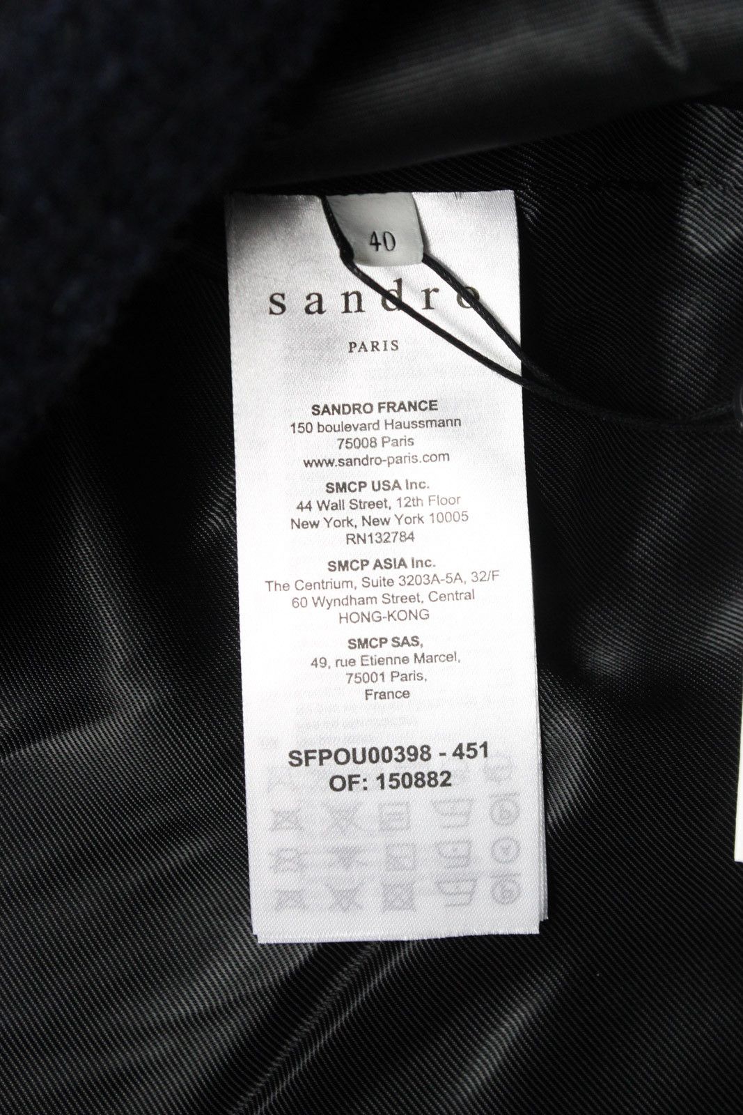 Sandro SANDRO For The Future Sergio Coat Women (EU) 40 Alpaca Wool Size L / US 10 / IT 46 - 8 Thumbnail