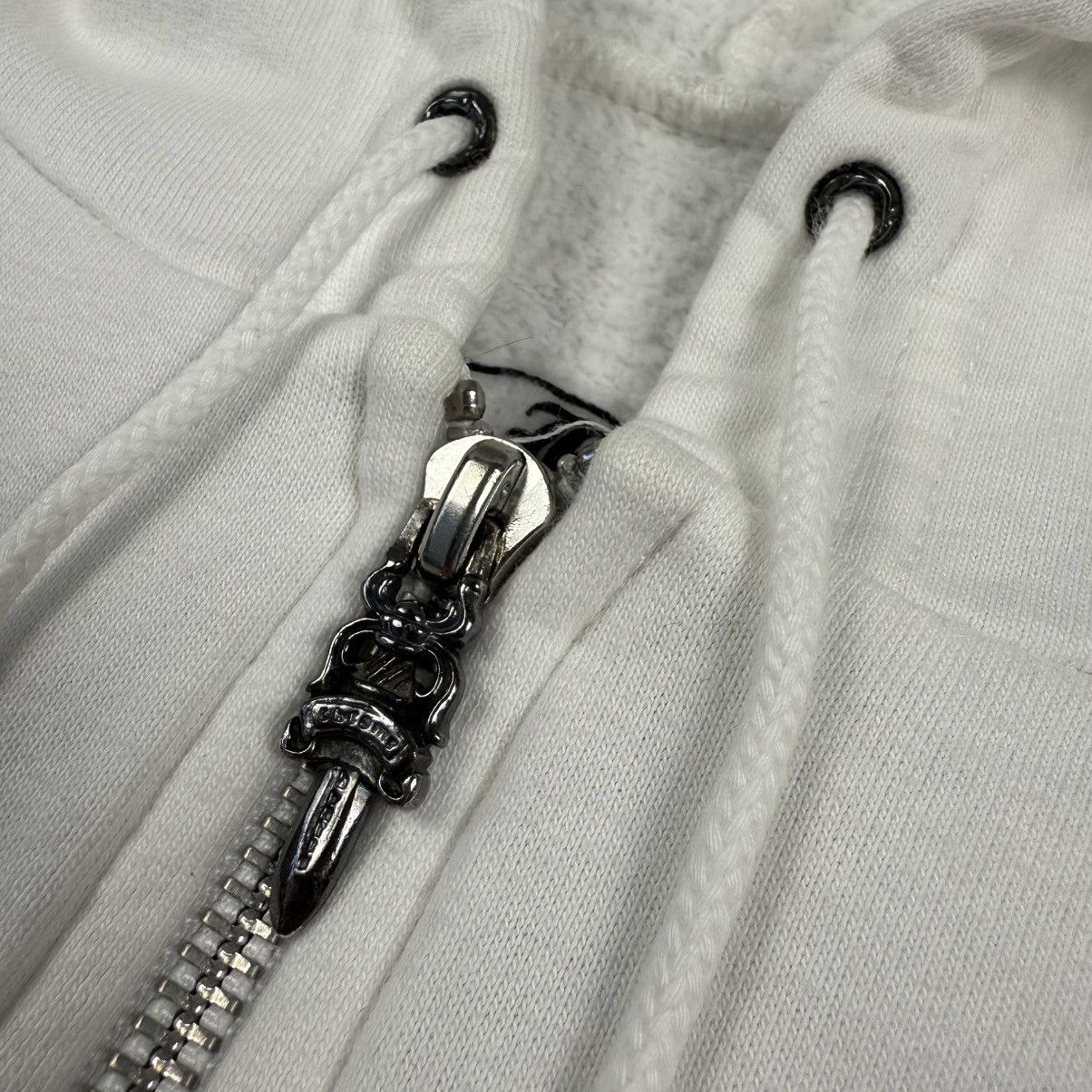 Chrome Hearts Chrome Hearts Vintage Horseshoe ‘White’ Zip Hoodie Size US L / EU 52-54 / 3 - 6 Thumbnail