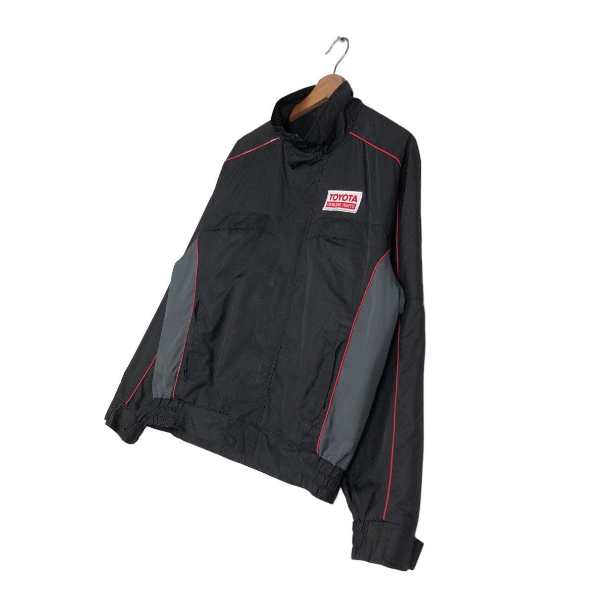 Japanese Brand 🔥Vintage Bomber Jacket Racing Toyota Genuine Parts Size US M / EU 48-50 / 2 - 2 Thumbnail