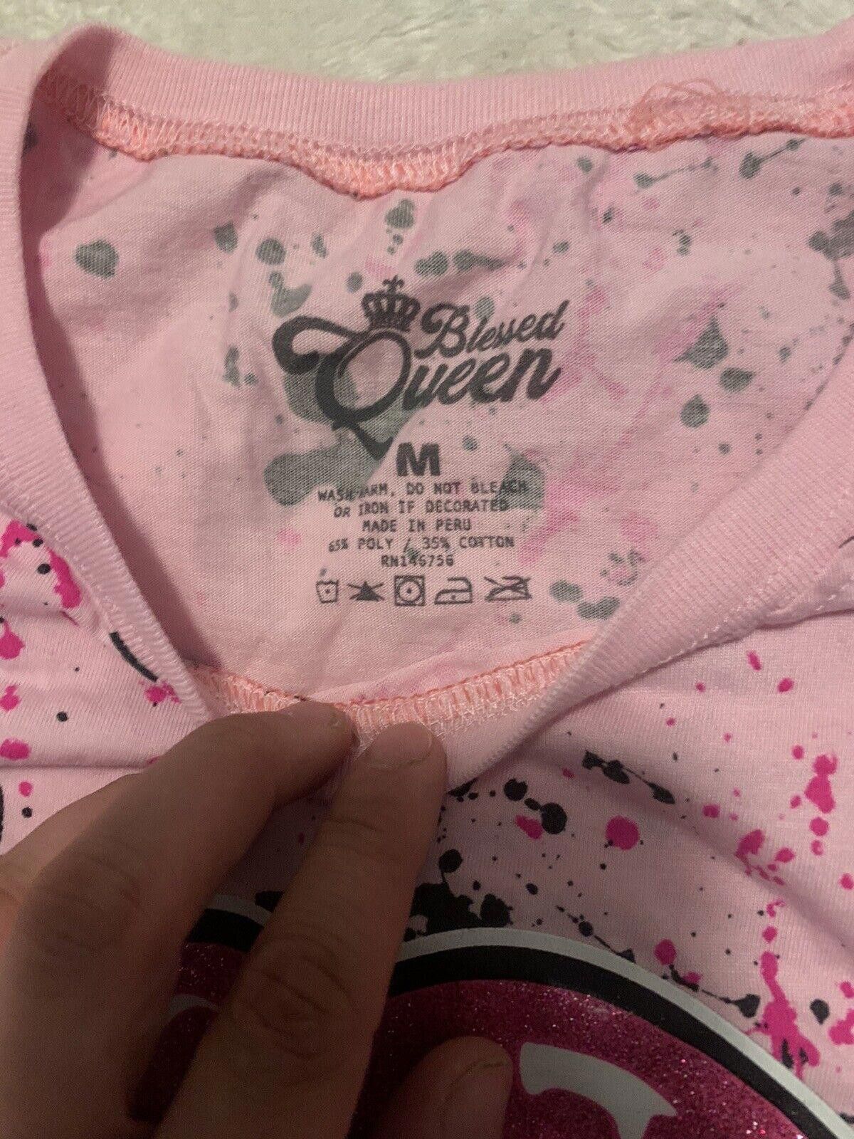Designer Blessed Queen Womens Shirt Size Medium Size M / US 6-8 / IT 42-44 - 2 Thumbnail