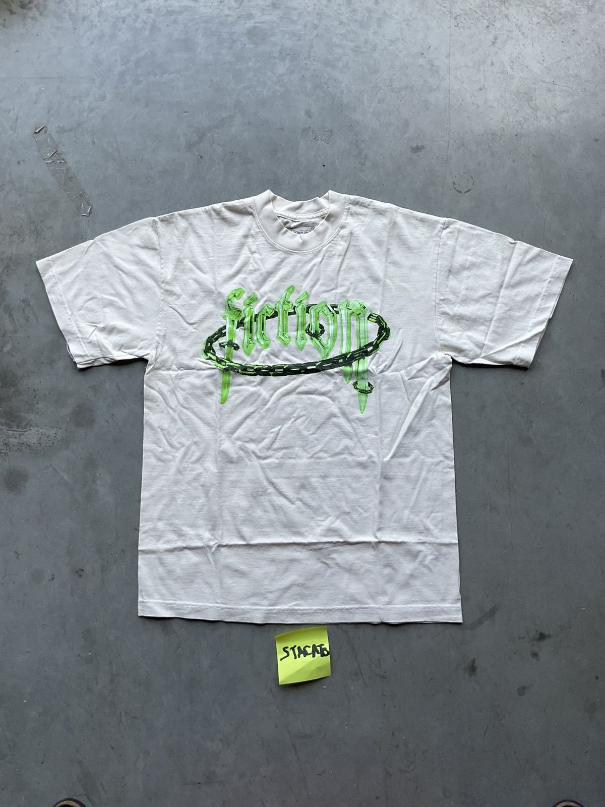 Vintage Fiction Logo Tee Cream Size US M / EU 48-50 / 2 - 1 Thumbnail
