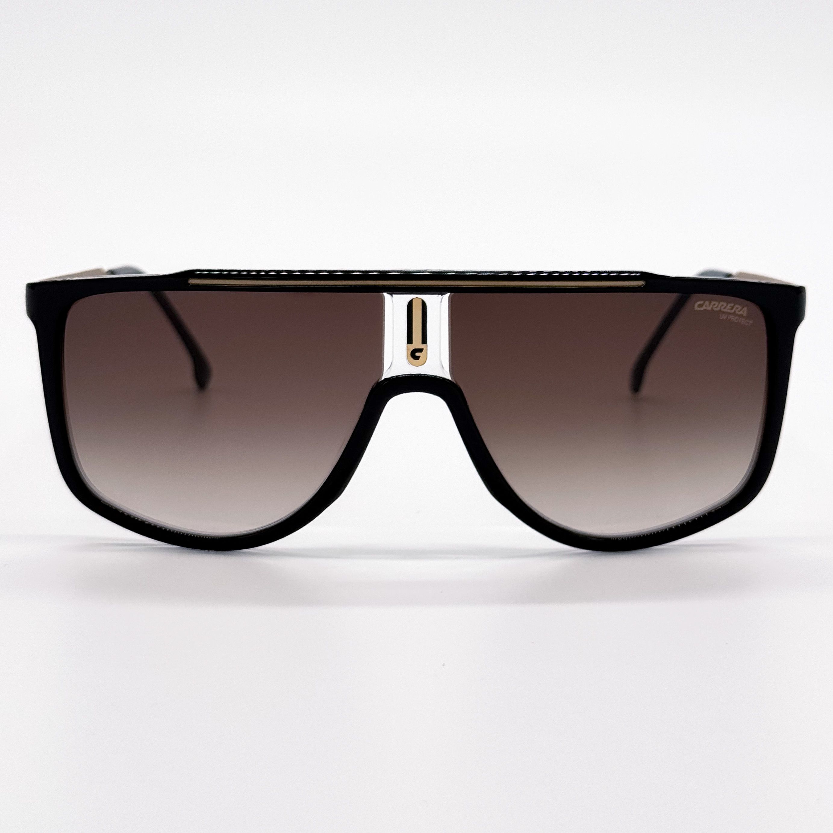 Carrera NEW CARRERA 1056/S 2M2 SUNGLASSES MEN GOLD BLACK SQUARE Size ONE SIZE - 3 Thumbnail