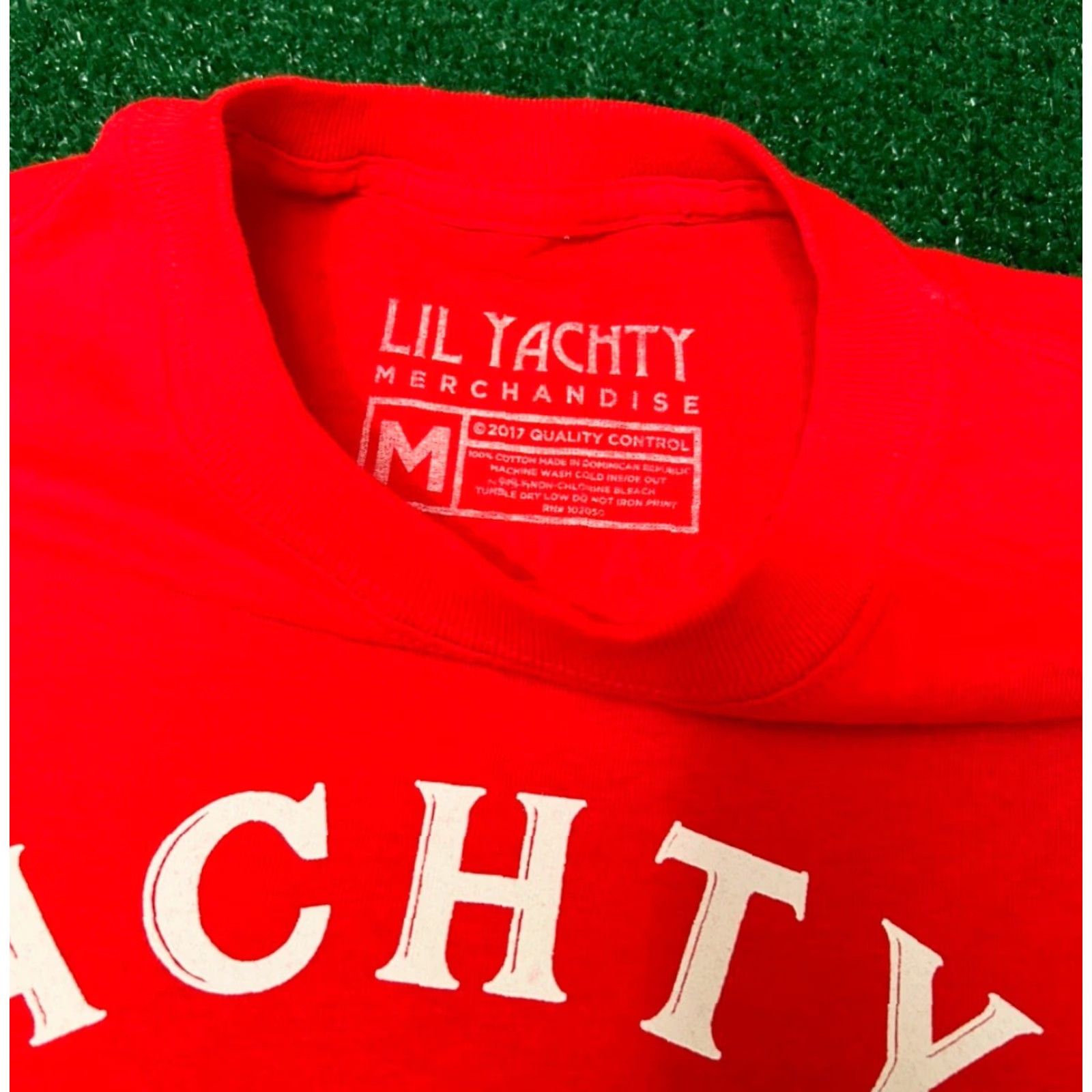 Vintage VINTAGE Lil Yachty Pizza Yachtys Pizzeria Tour 2017 Shirt Mens Medium Red Hip Hop 90s Rap Shirt Mens Size US M / EU 48-50 / 2 - 3 Thumbnail