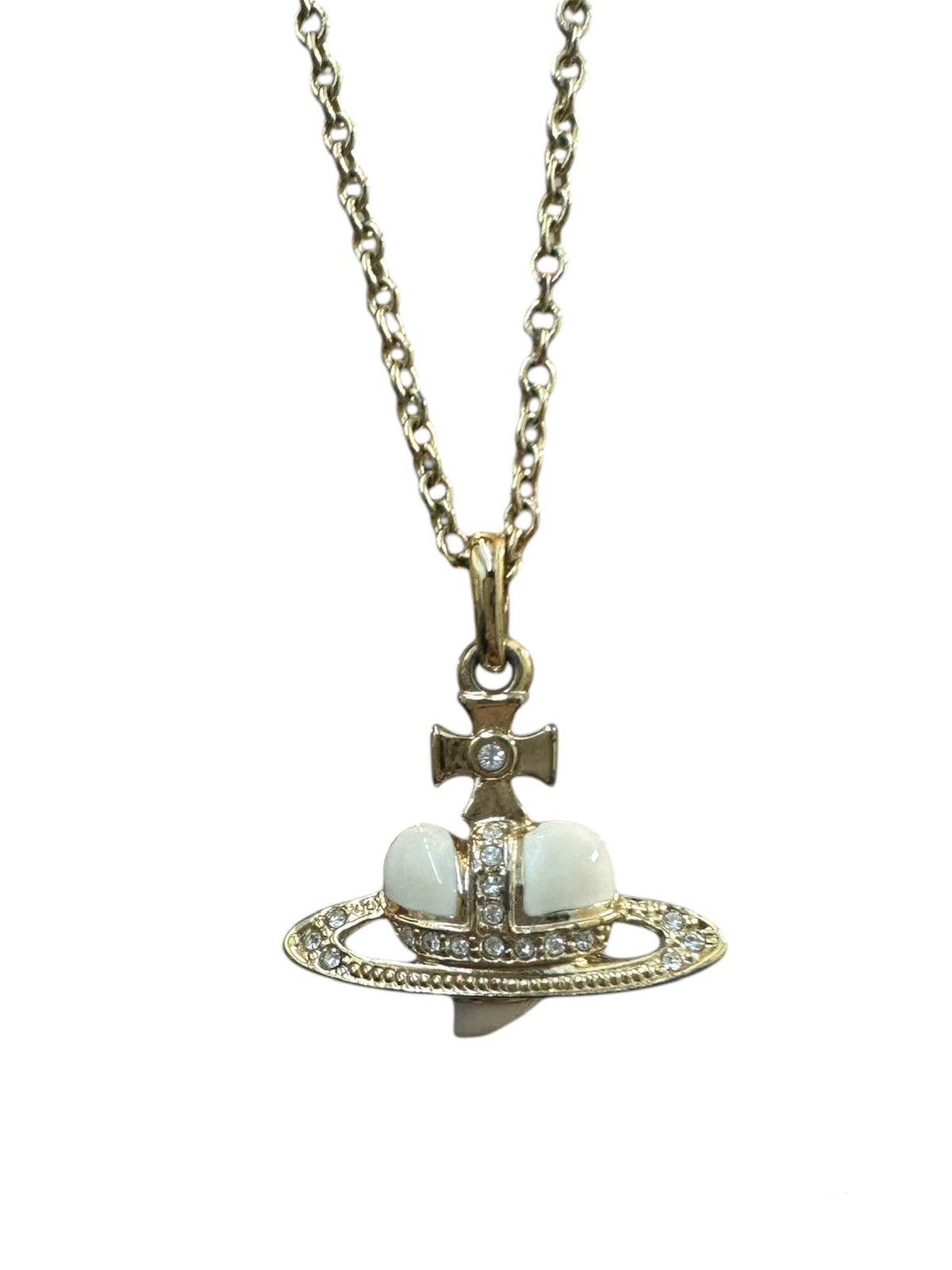 Vivienne Westwood Vivienne Westwood Crystal Heart Orb Necklace