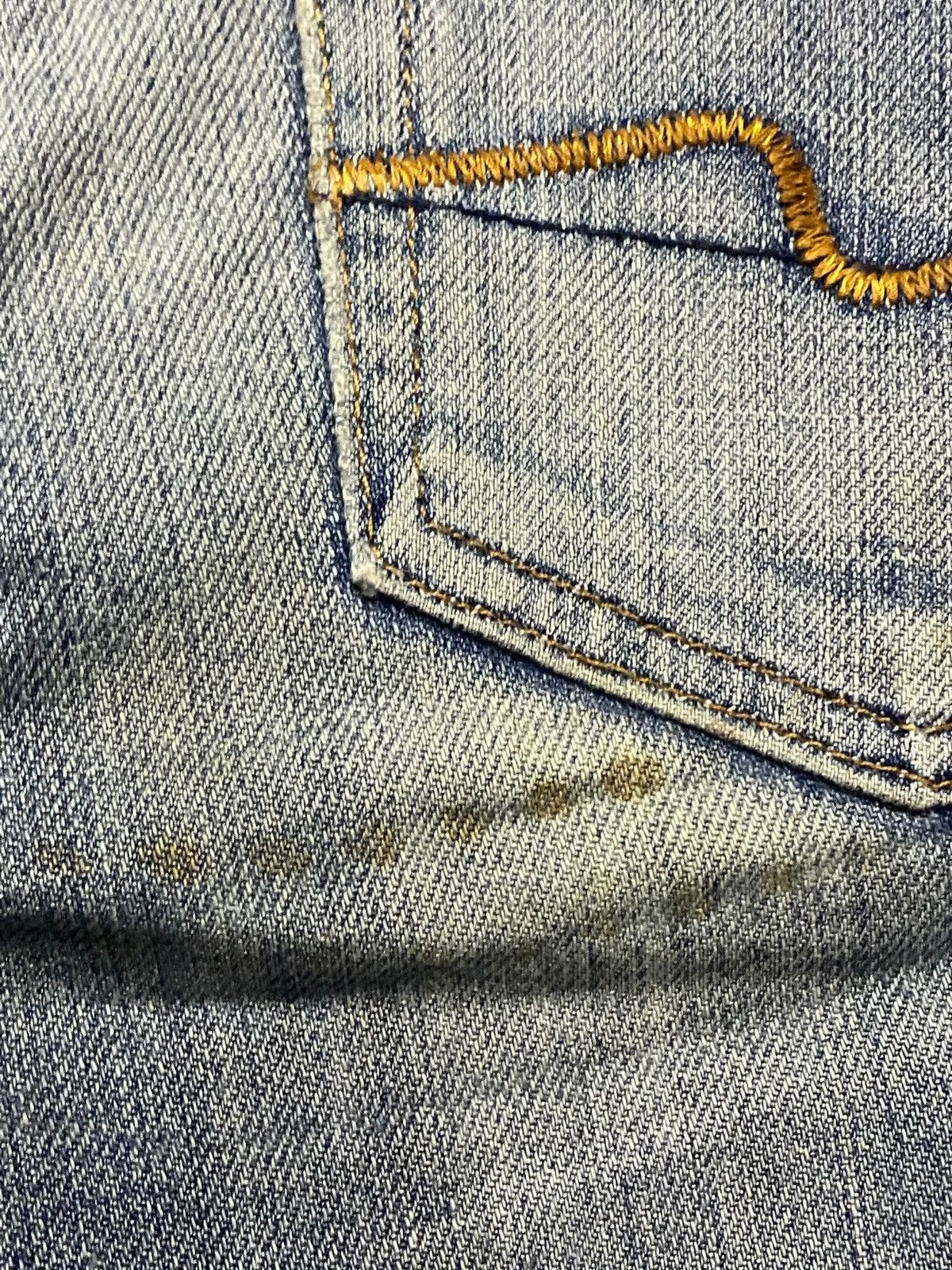 7 For All Mankind × The Great China Wall Vintage 7 All Mind Kind Faded Wash Distressed Flare Jeans Size US 31 - 13 Thumbnail