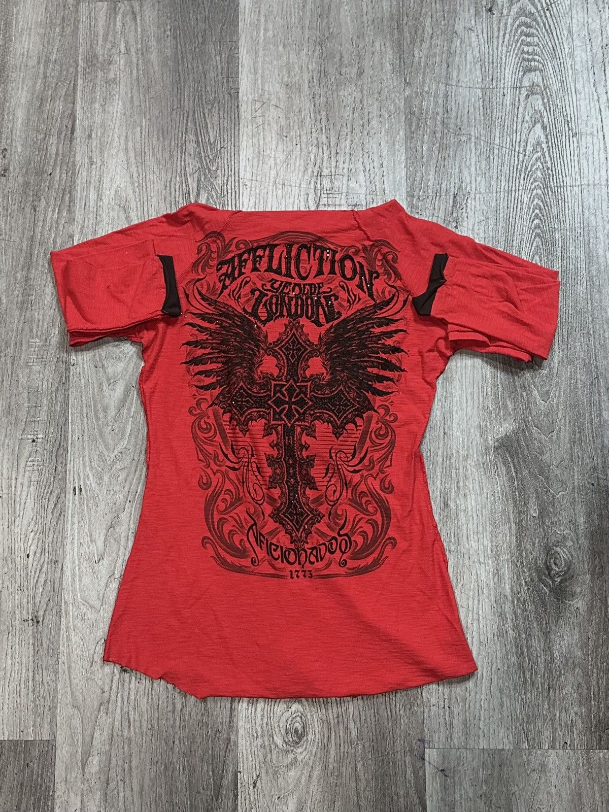 Affliction × Vintage “ELITIST BUTTON-UP HOODIE “Affliction Size M / US 6-8 / IT 42-44 - 2 Thumbnail