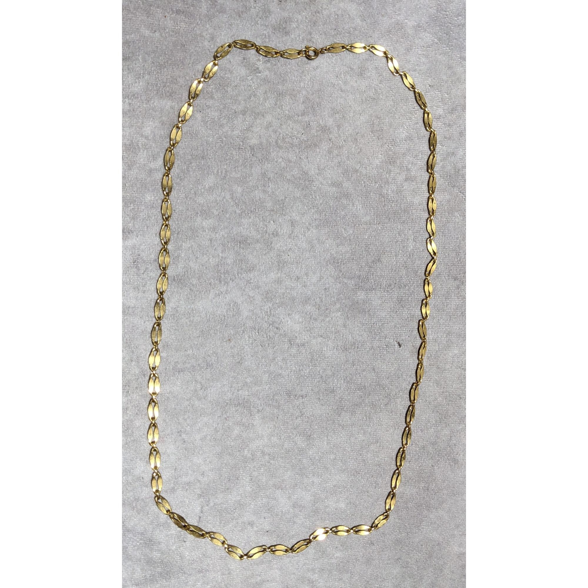Other Vintage Gold Oval Link Chain Necklace Size ONE SIZE - 12 Thumbnail