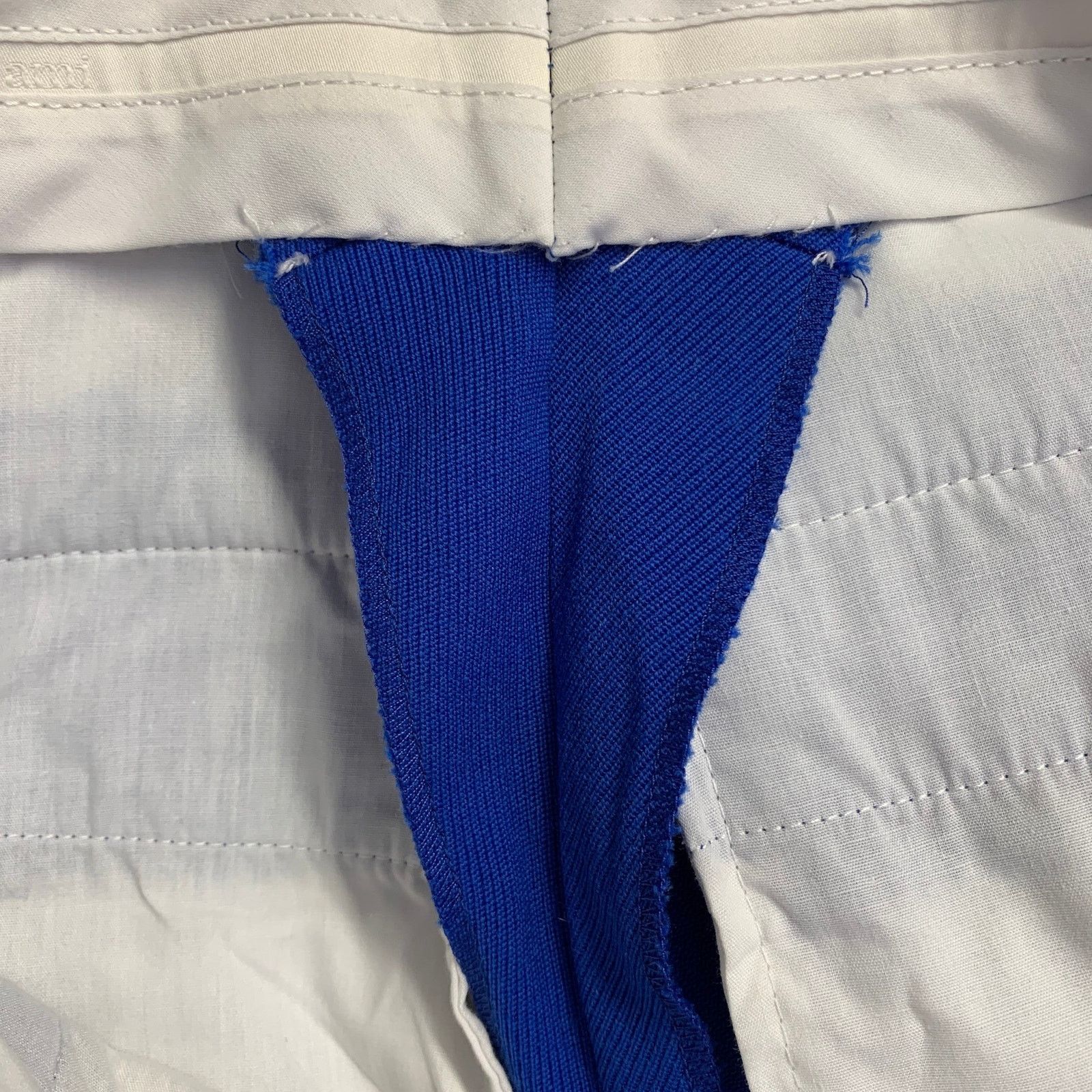 AMI AMI by ALEXANDRE MATTIUSSI Blue Wool Button Fly Dress Pants Size US 28 / EU 44 - 9 Thumbnail